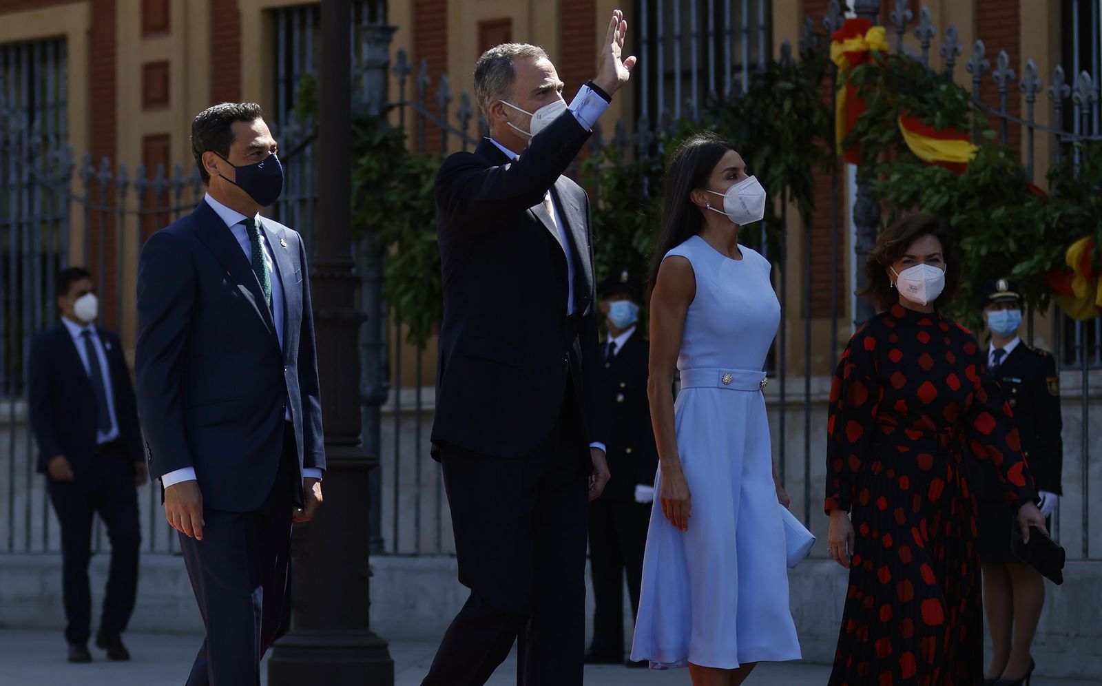Las imágenes de  la entrega de la Medalla de Honor de Andalucía al Rey Felipe VI en Sevilla