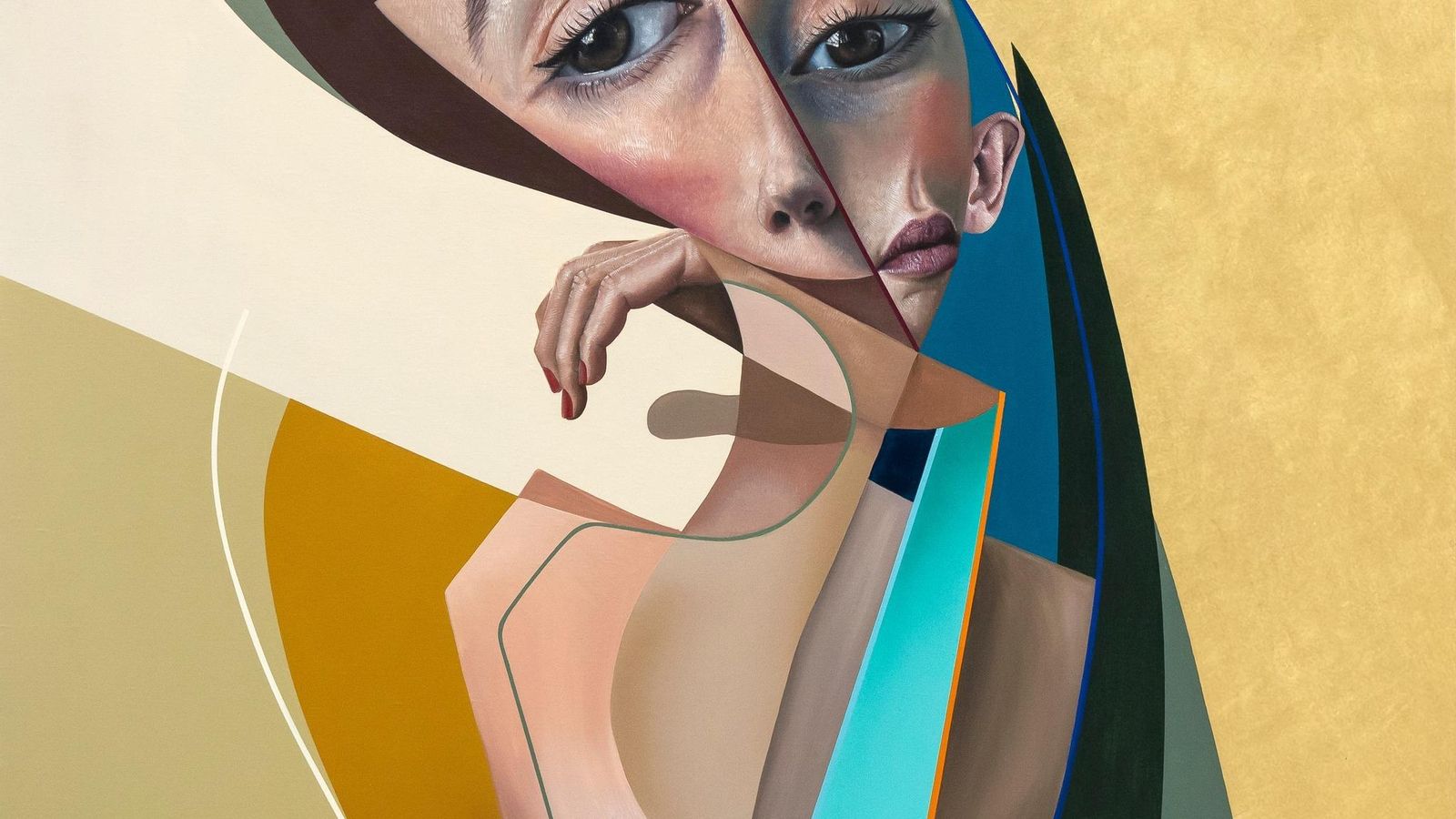 Obra titulada 'María' que forma parte de la exposición.