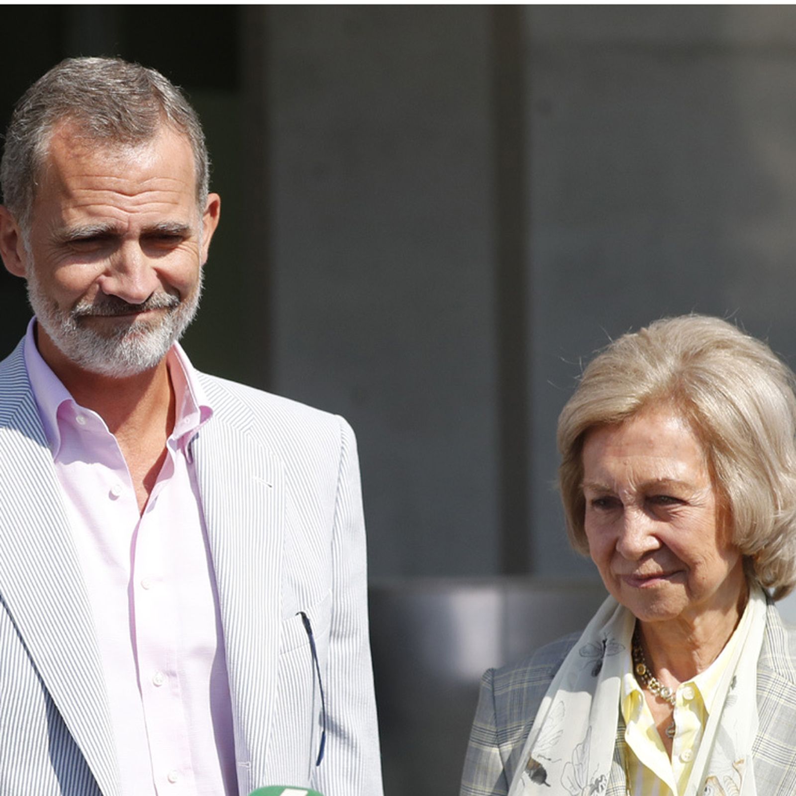 Felipe VI con su madre, Doña Sofía.
