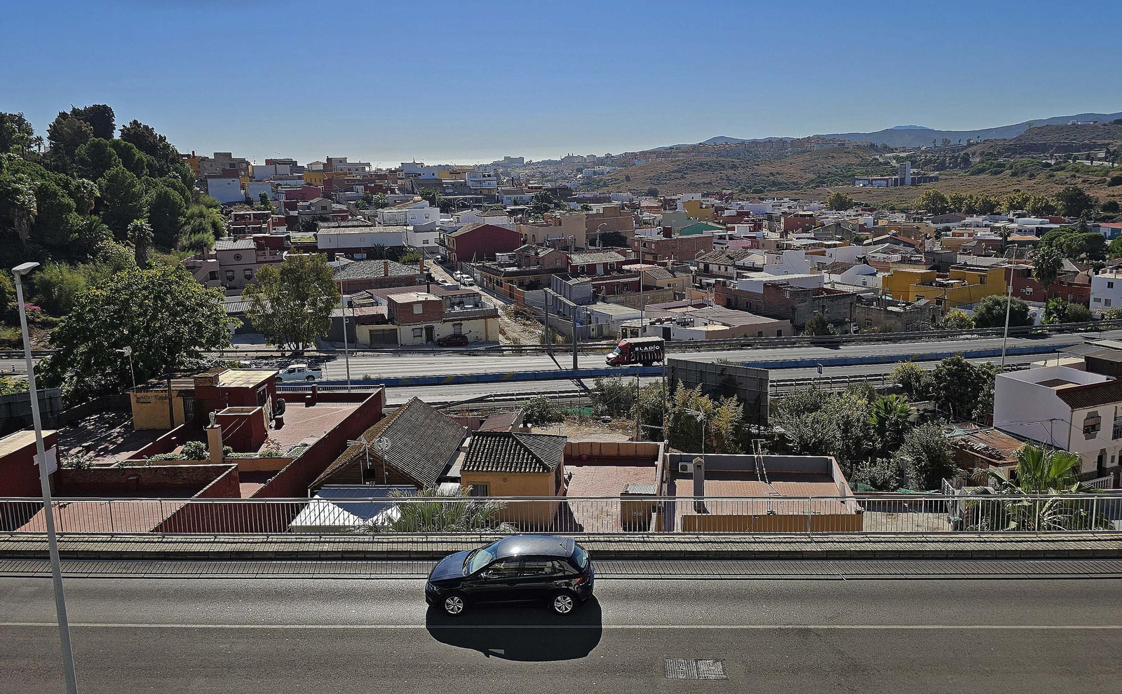 Fotos de los desperfectos de la barriada de La Capelina en Algeciras
