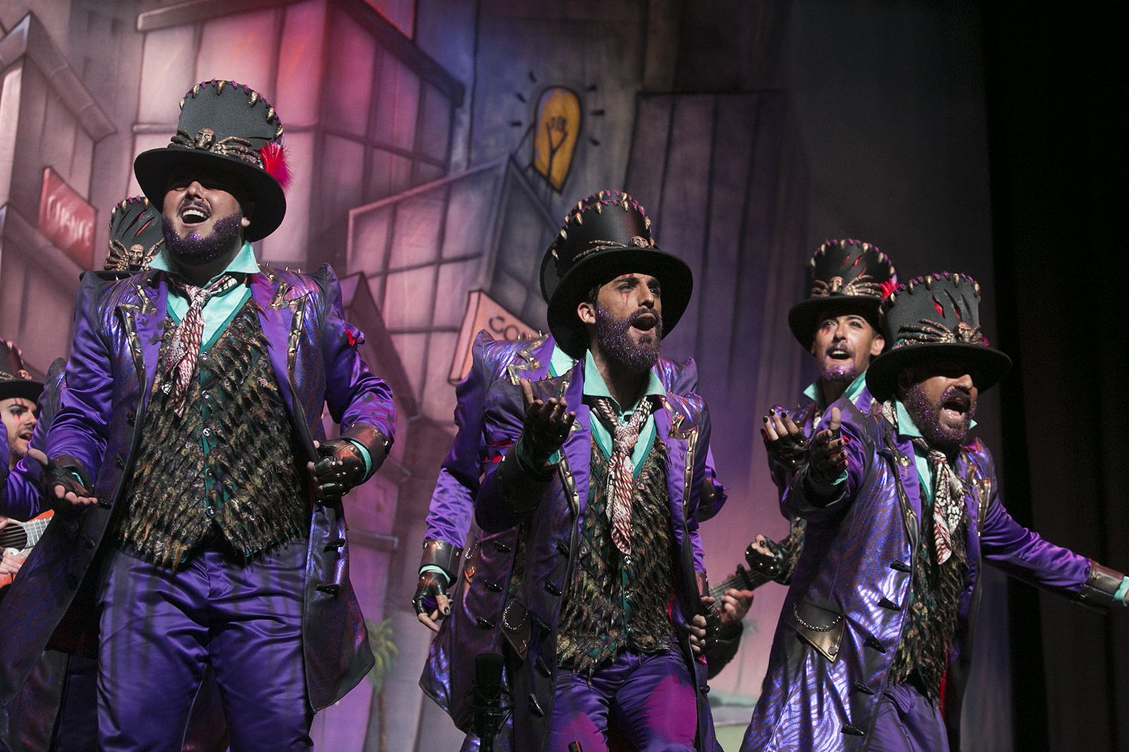 Las imágenes de la octava preliminar del Carnaval Colombino