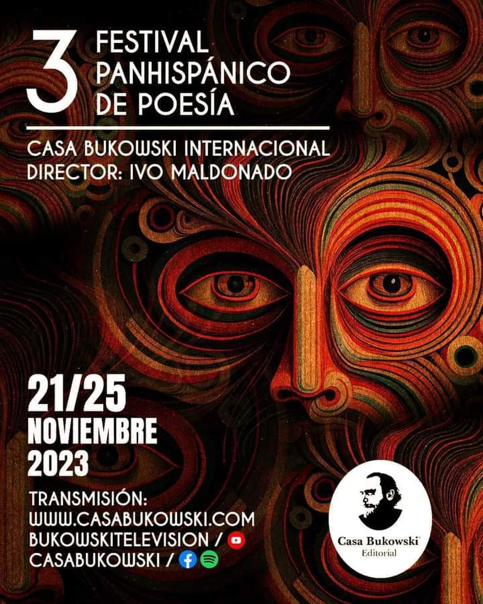 El cartel anunciador del encuentro internacional.