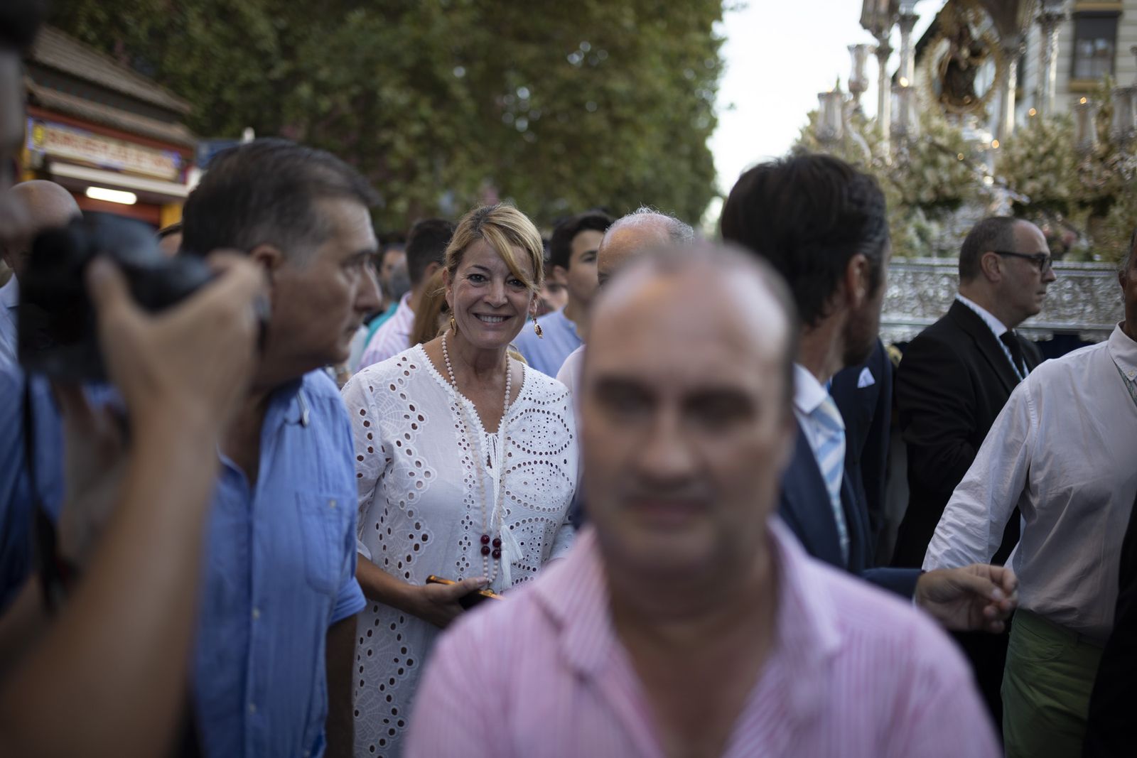 Imágenes de la salida de la Virgen de la Cinta desde la Catedral hacia el Santuario