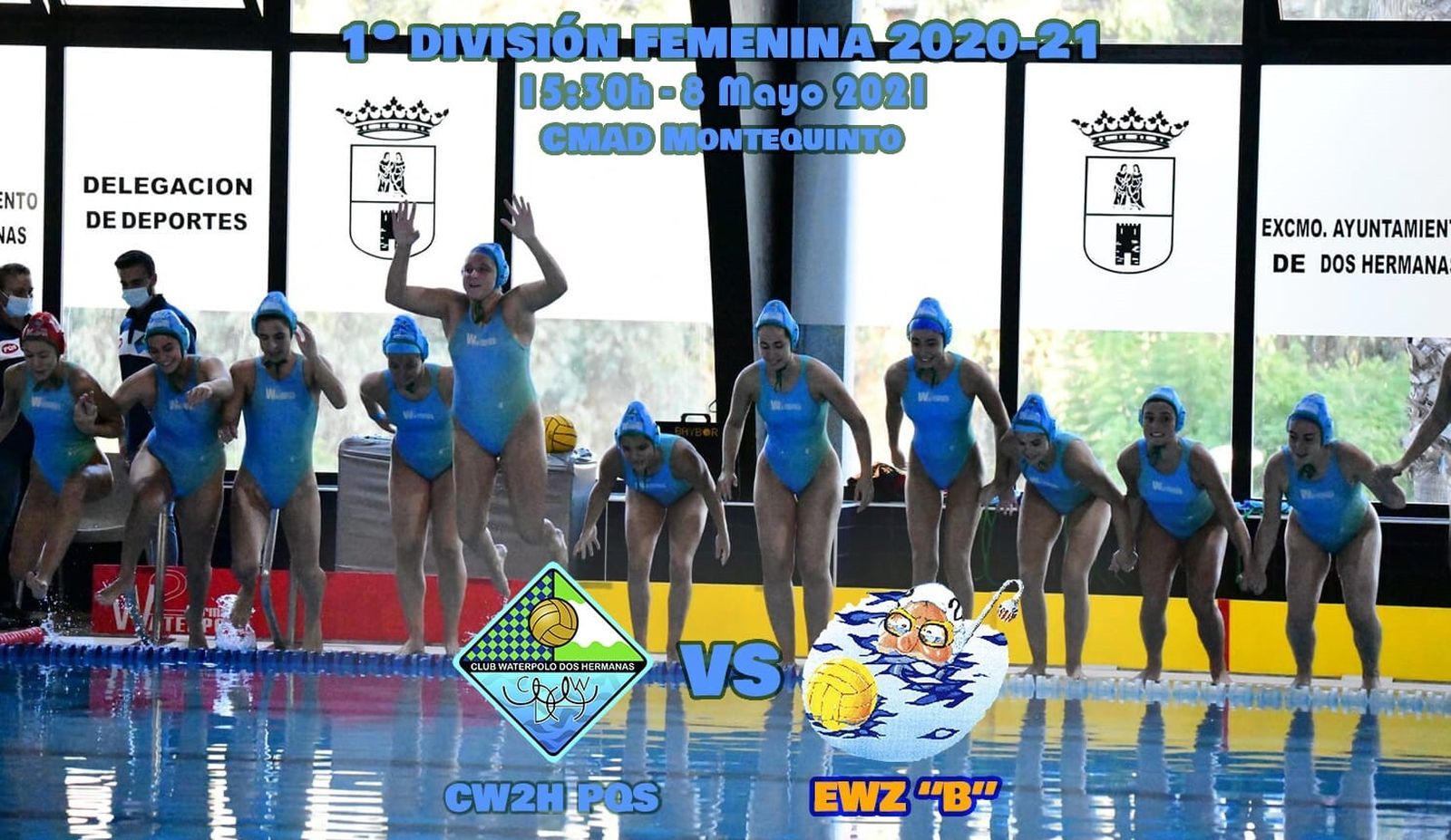 Cartel anunciador del CW Dos Hermanas PQS-Escuela de Zaragoza.