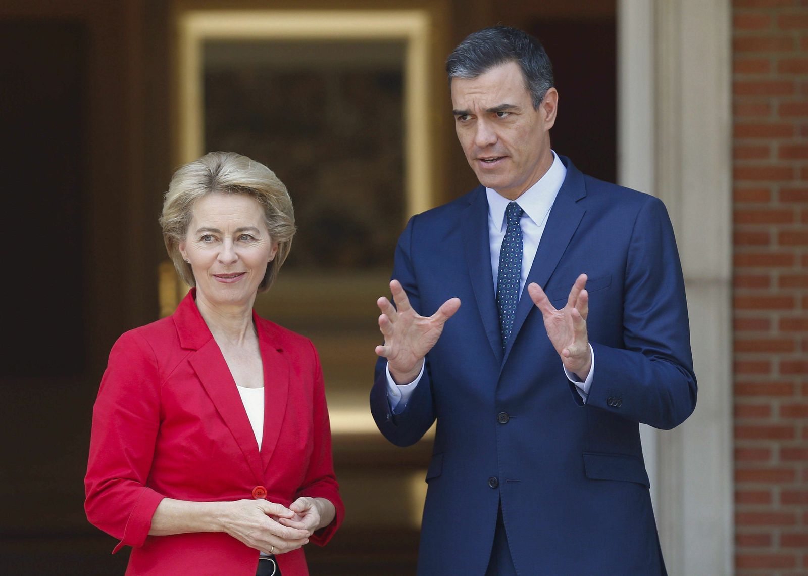 Sánchez recibe este miércoles en La Moncloa a Ursula von der Leyen, presidenta de la Comisión Europea.