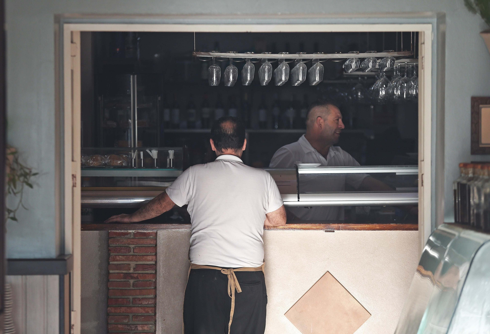 Camareros en el Campo de Gibraltar.