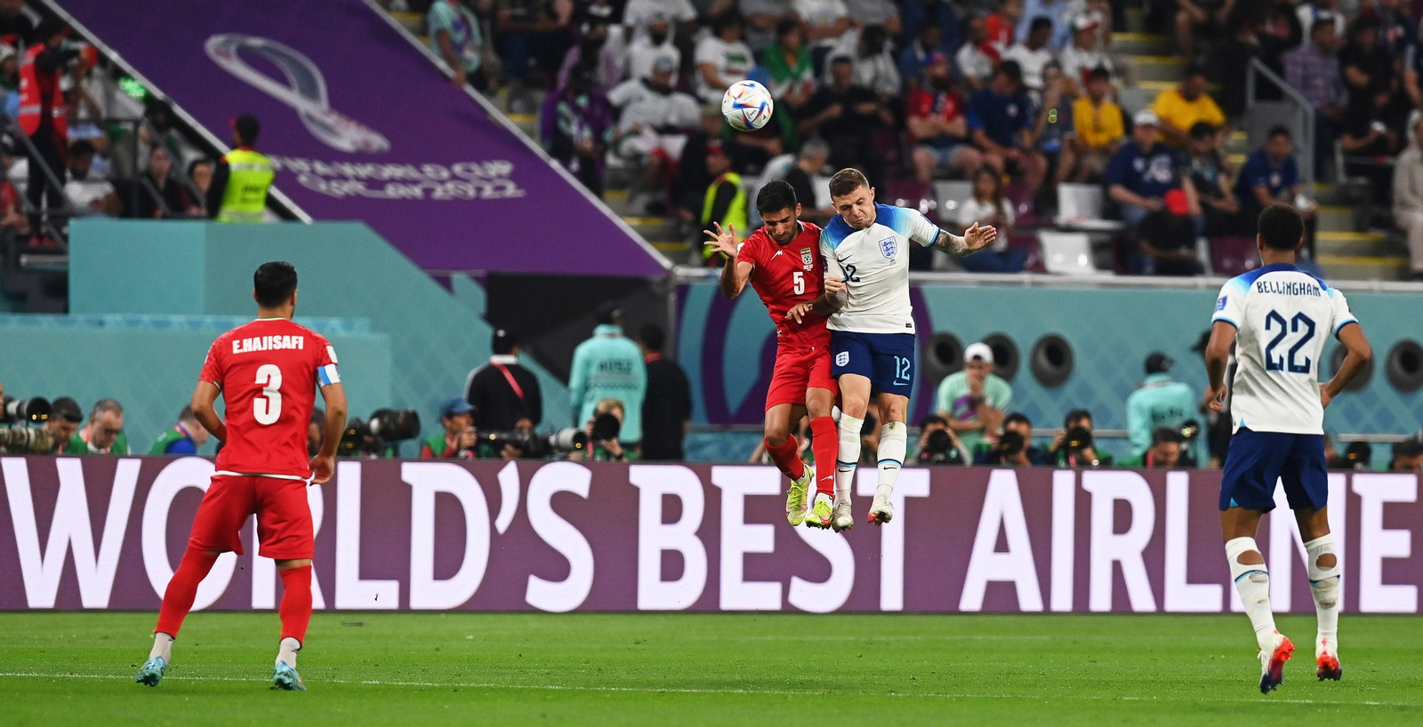 Las imágenes del Inglaterra-Irán del Mundial