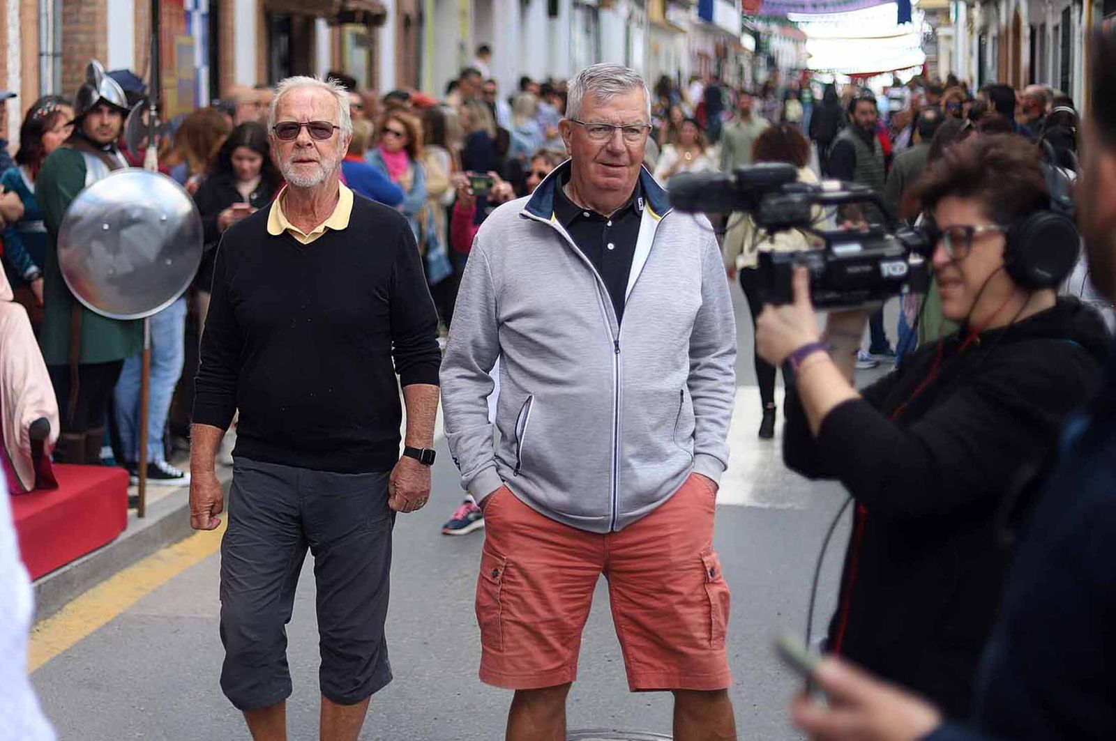 Imágenes del gran ambiente en la Feria Medieval de Palos de la Frontera, Huelva