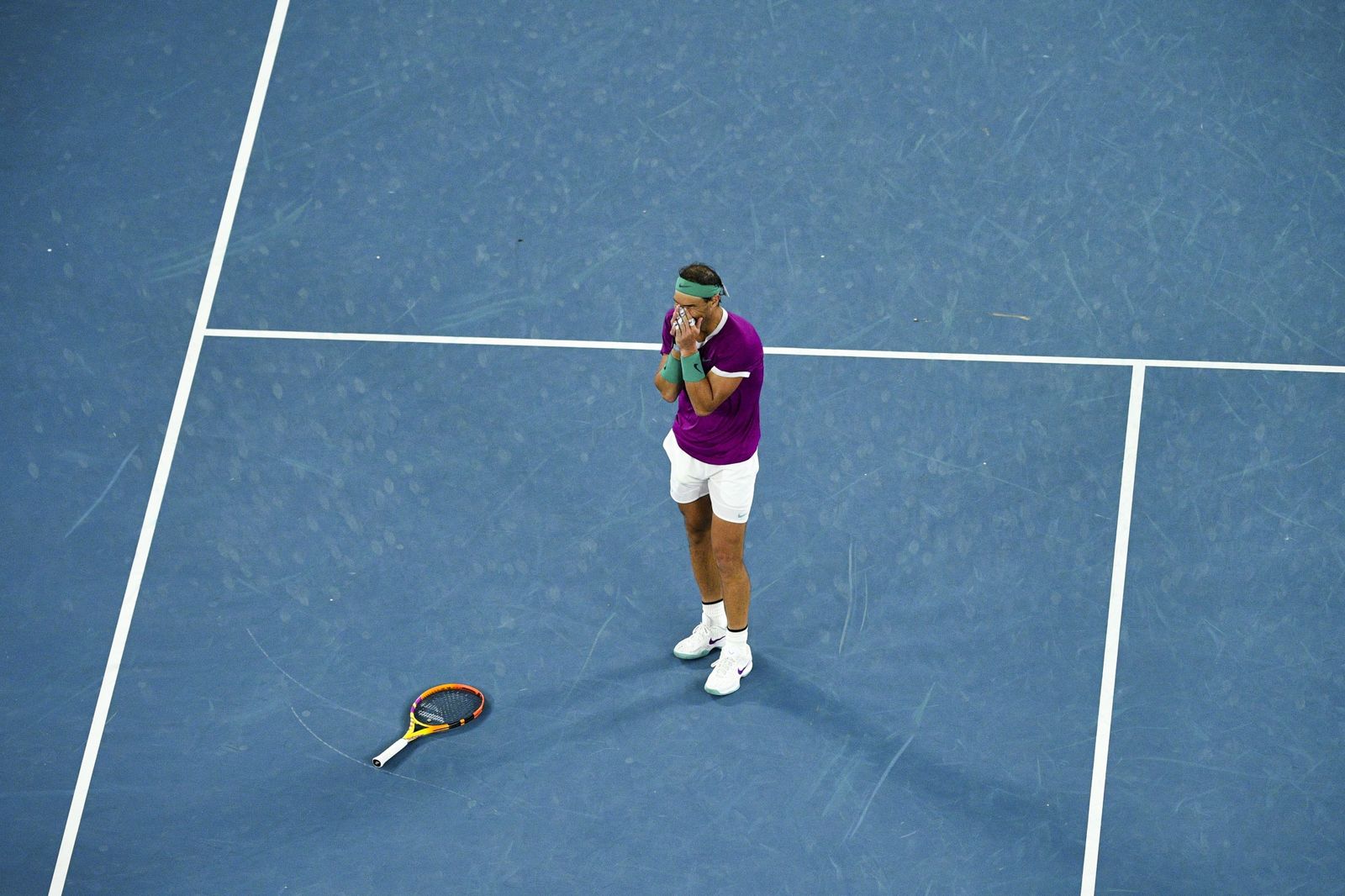 Las imágenes del histórico triunfo de Nadal sobre Medvedev (y 8)