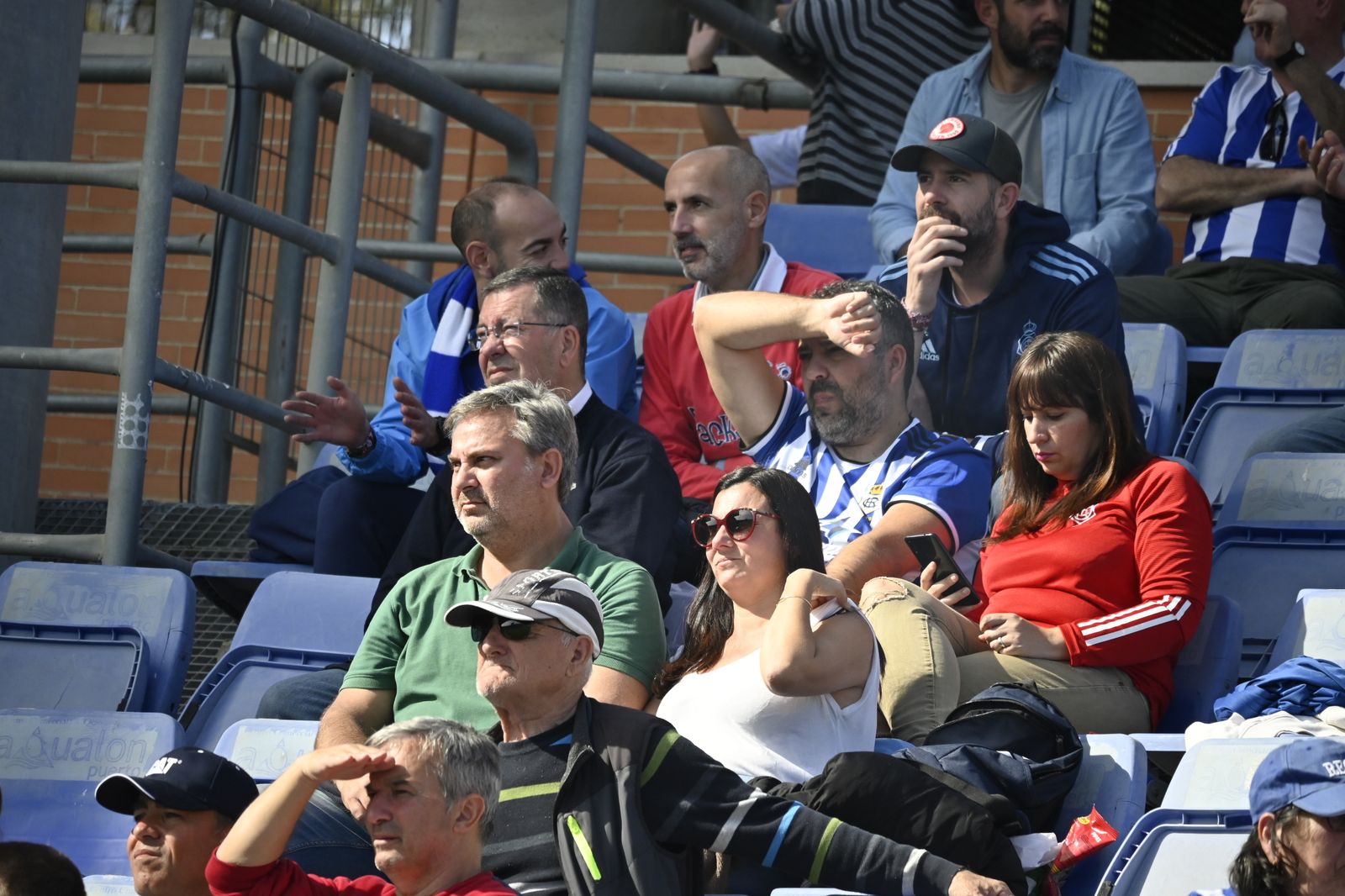 Imágenes de ambiente del partido Recre - Melilla