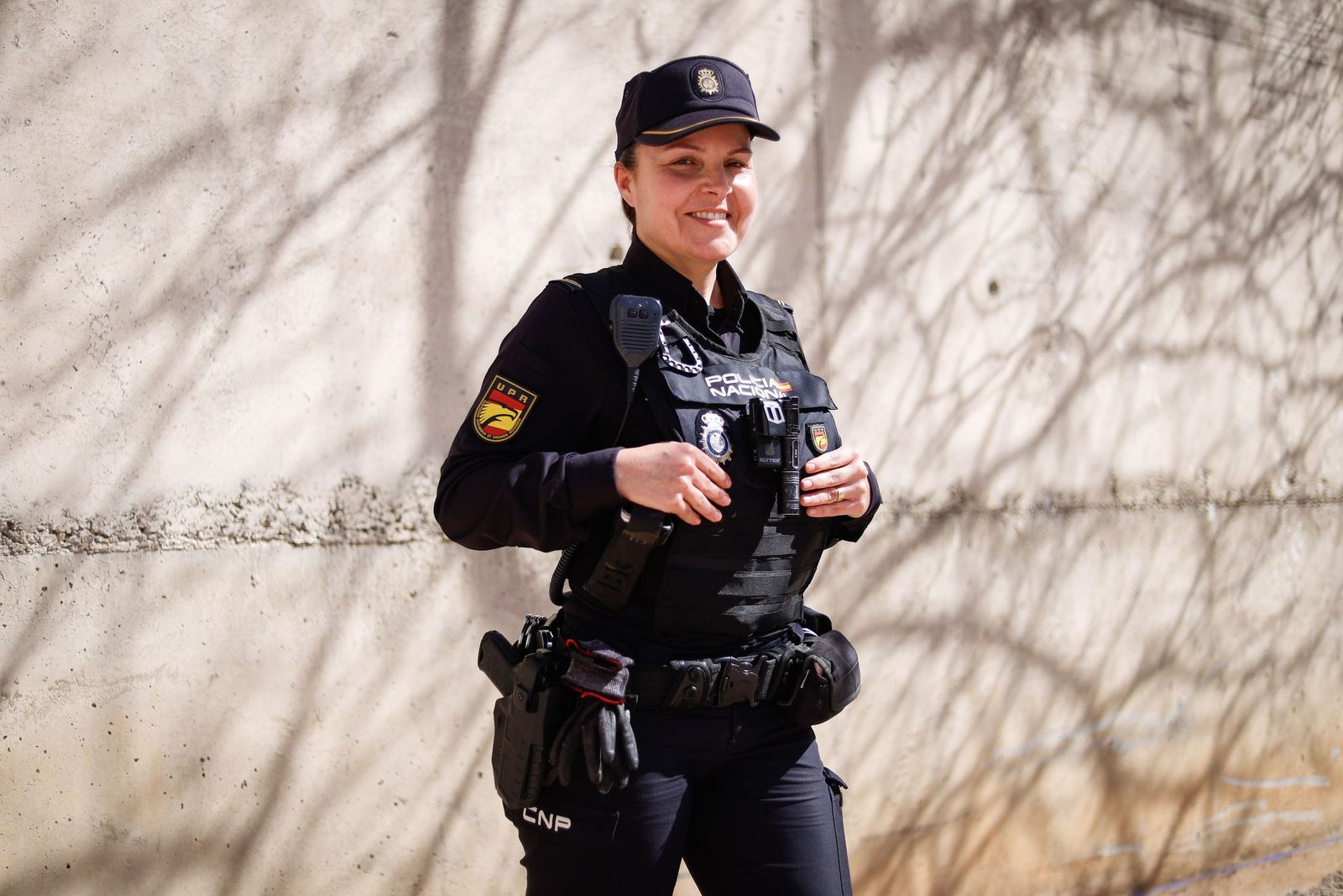 Lorena Medina, agente de la Policía Nacional de la UPR de Granada