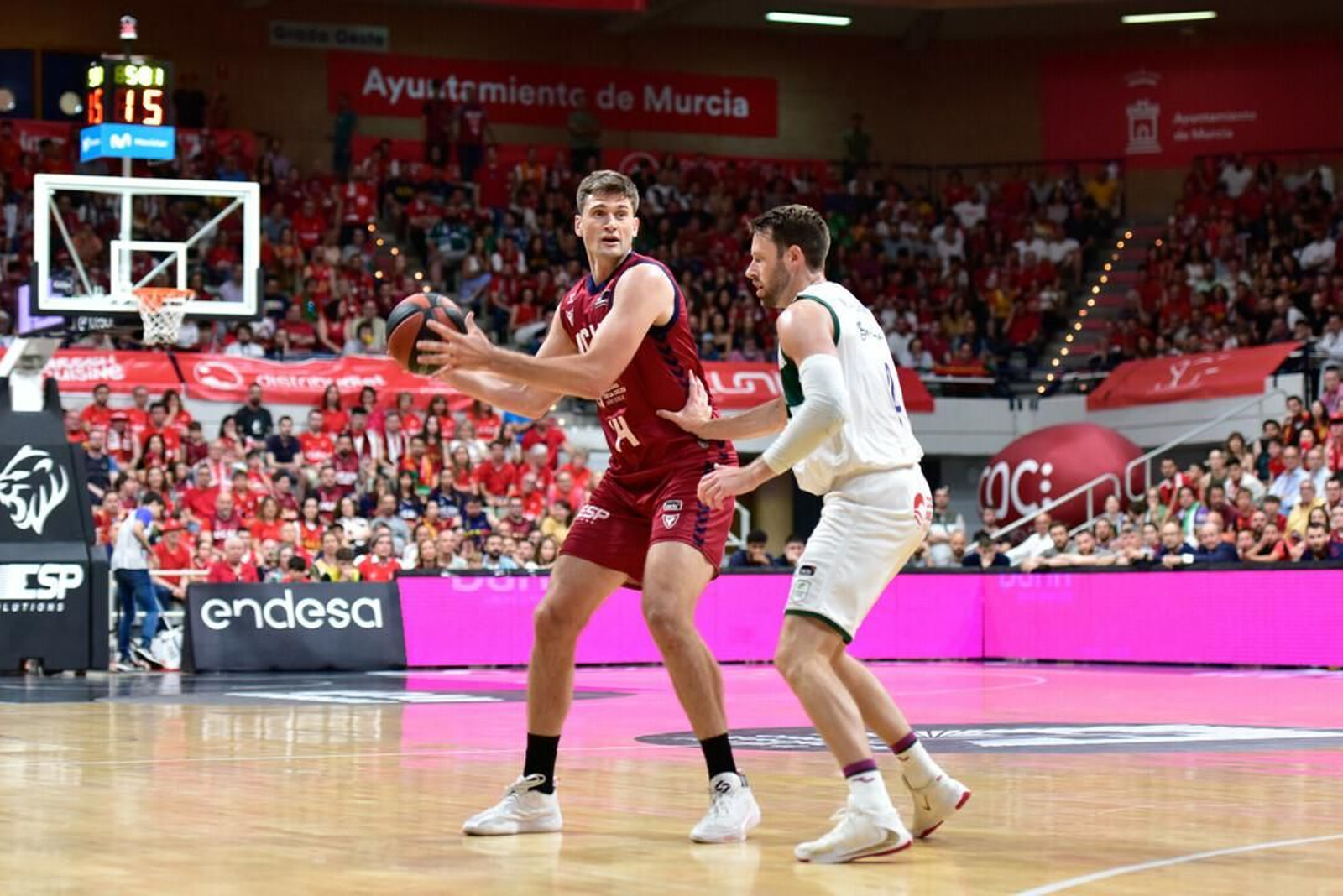 Las fotos del UCAM Murcia - Unicaja, 3º partido de semifinales de la ACB