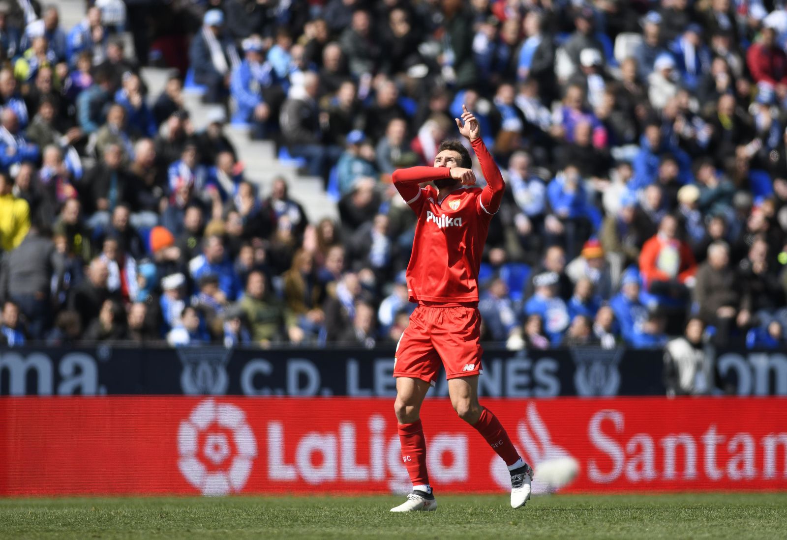 Las imágenes del Leganés-Sevilla