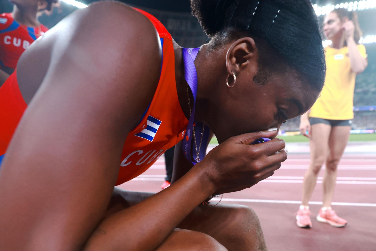 Las fotos del prometedor triunfo de Attaoui y del resto de la jornada del Mundial de Atletismo
