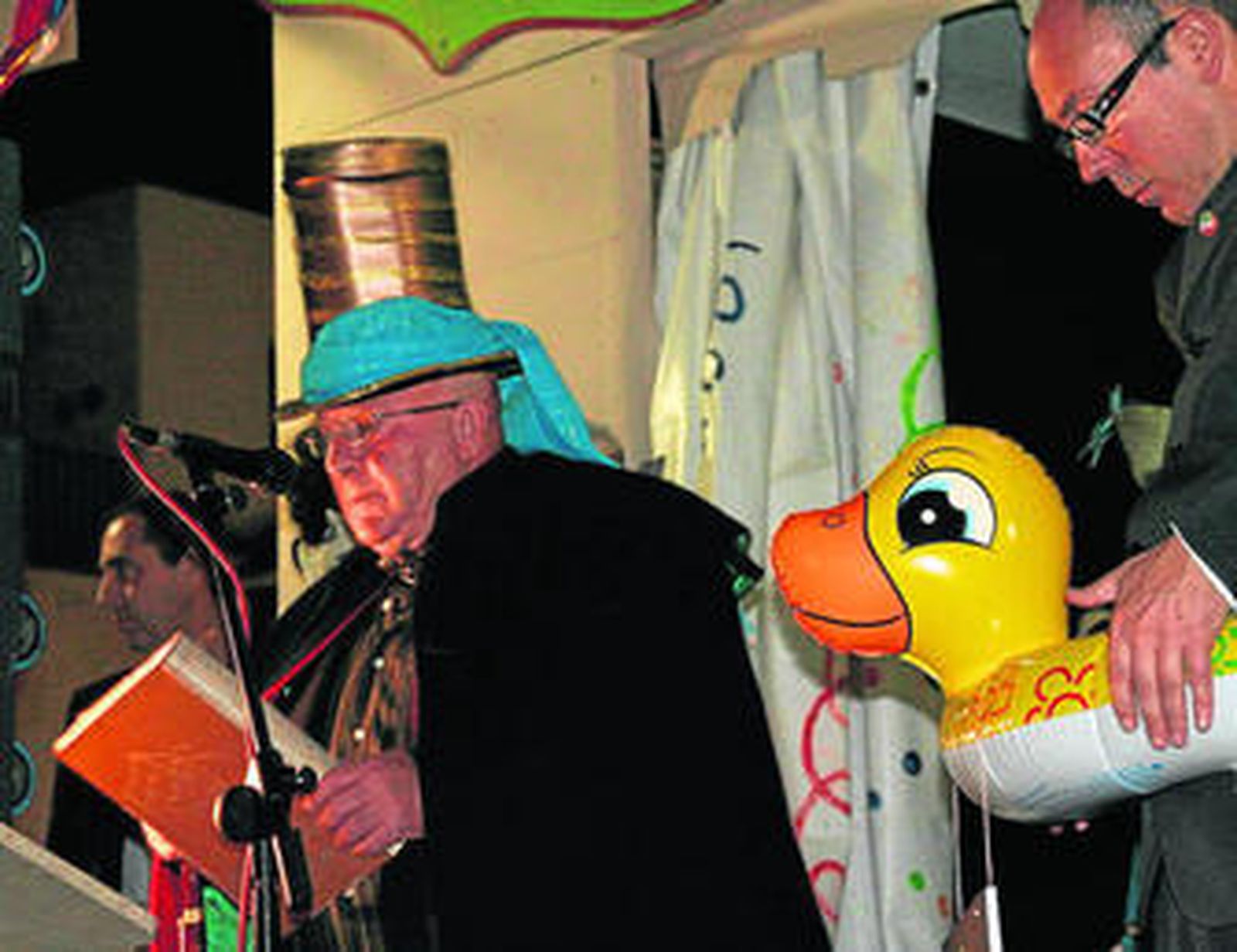 Antonio Castro Sánchez en un momento de su pregón, ayer en Tarifa.