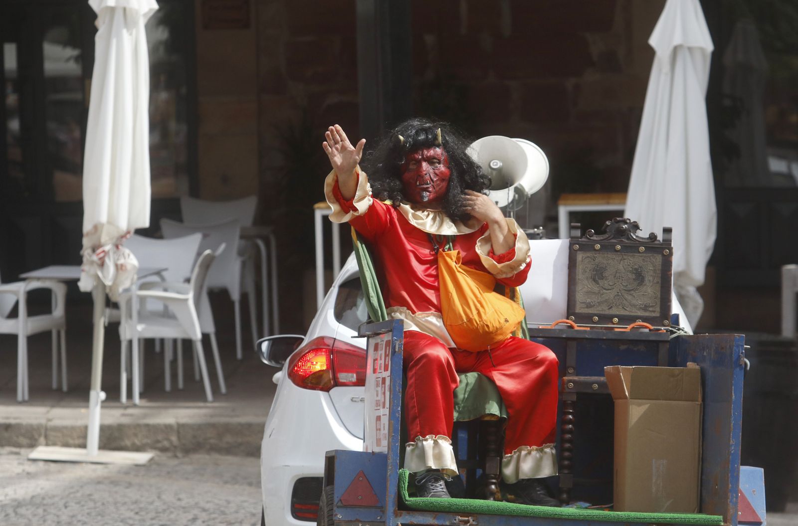 El terror de la Diablilla por las calles de Montoro, en fotografías
