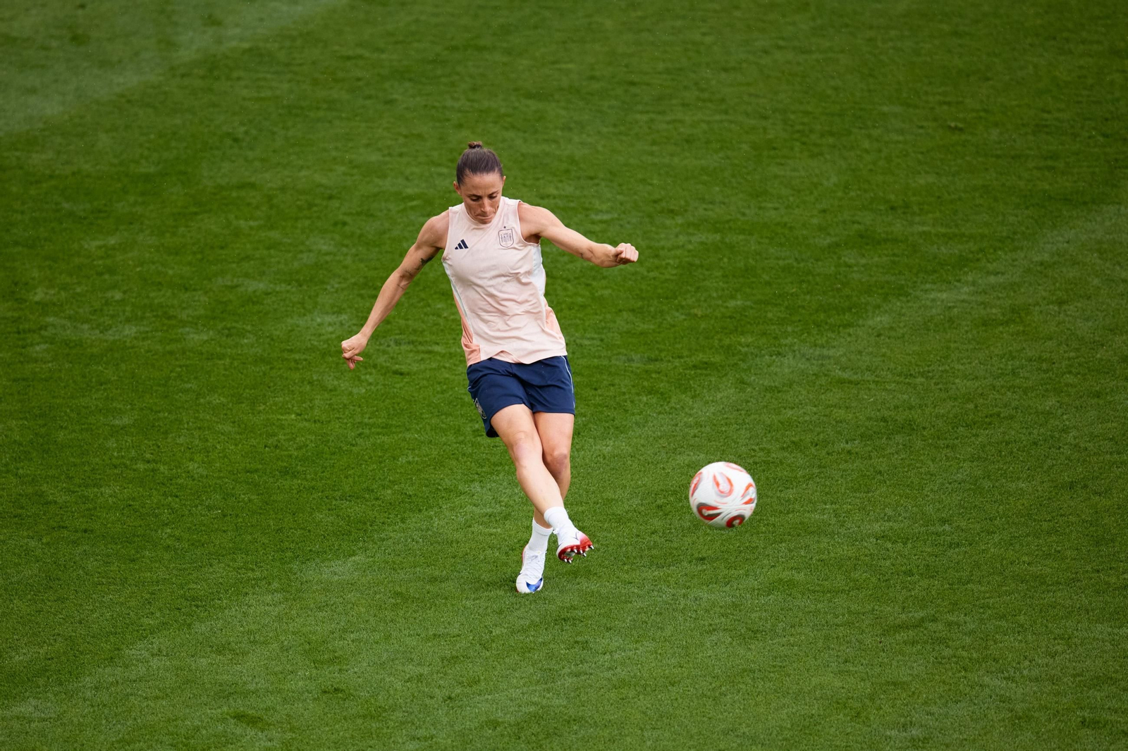 Las fotos de España antes de la final de la Eurocopa femenina