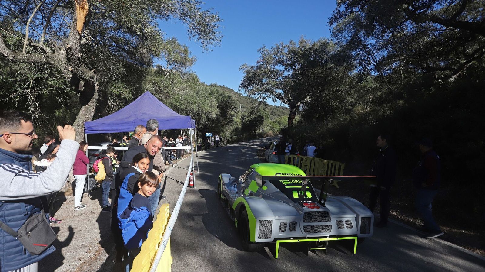 Uno de los participantes en la edición 2021 de la Subida a Castellar