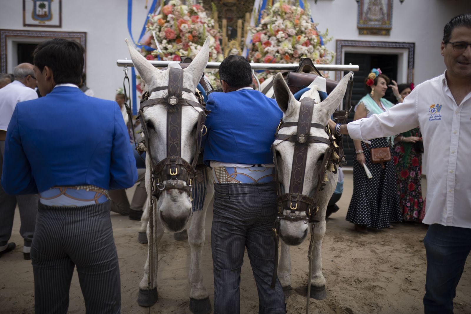 El Rocío 2023: Imágenes de ambiente en la aldea durante la presentación de las Hermandades
