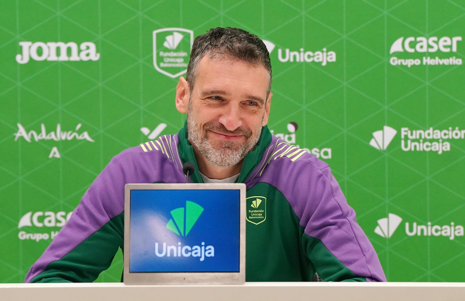 Ibon Navarro, en sala de prensa.