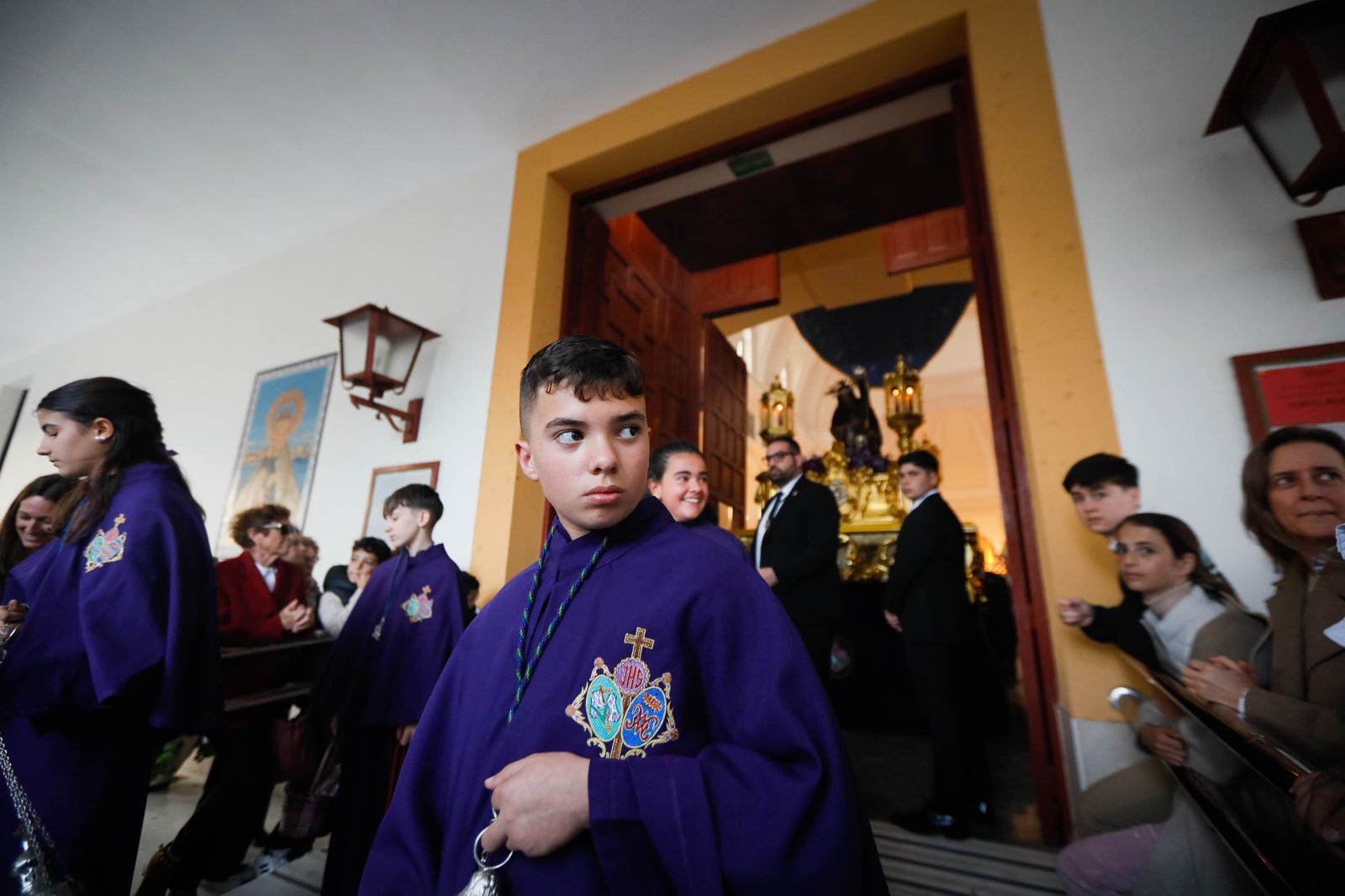 La procesión del Encuentro, en imágenes