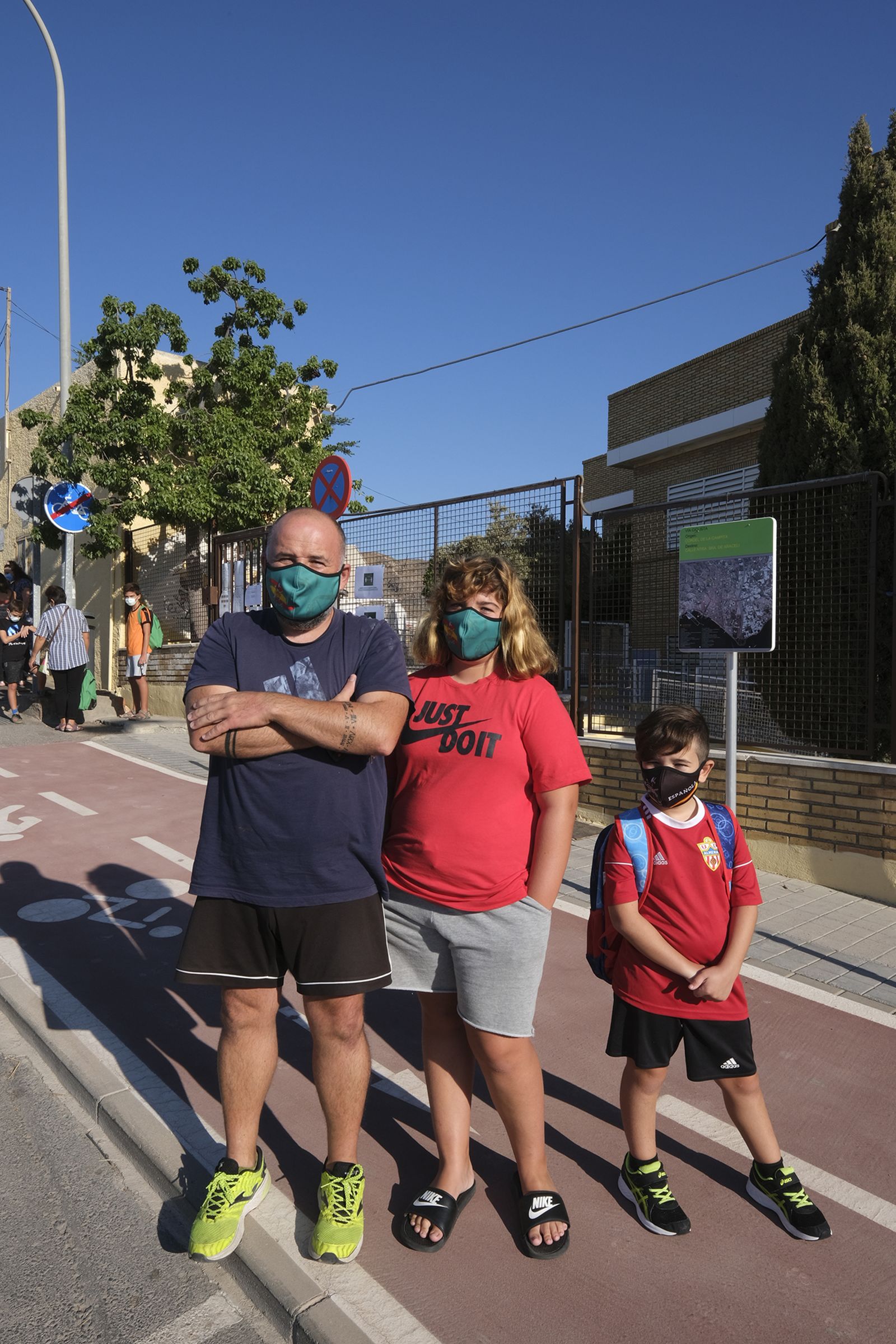Primer día del curso escolar en Almería