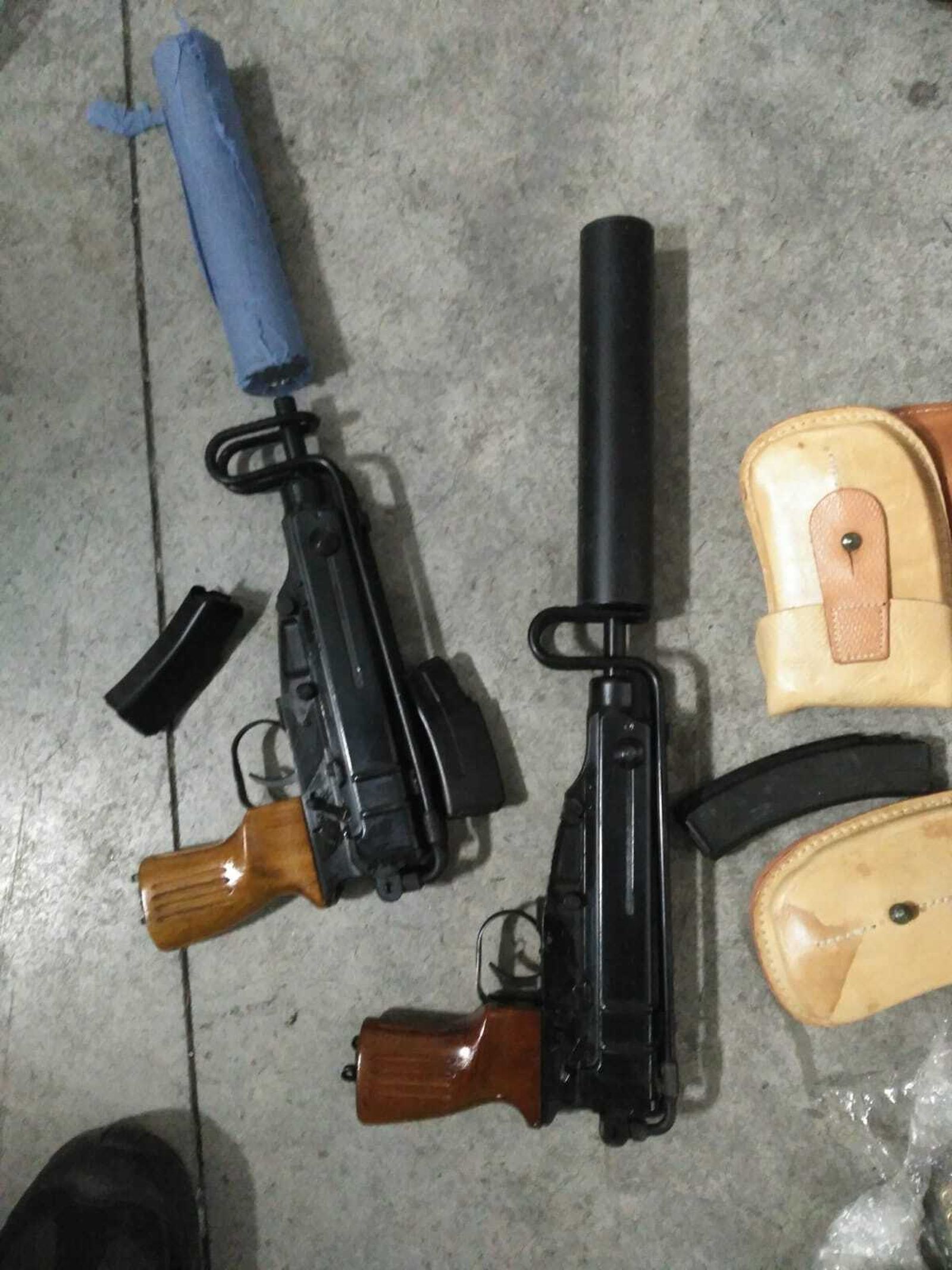 Dos Scorpions con silenciador incautadas en 2019