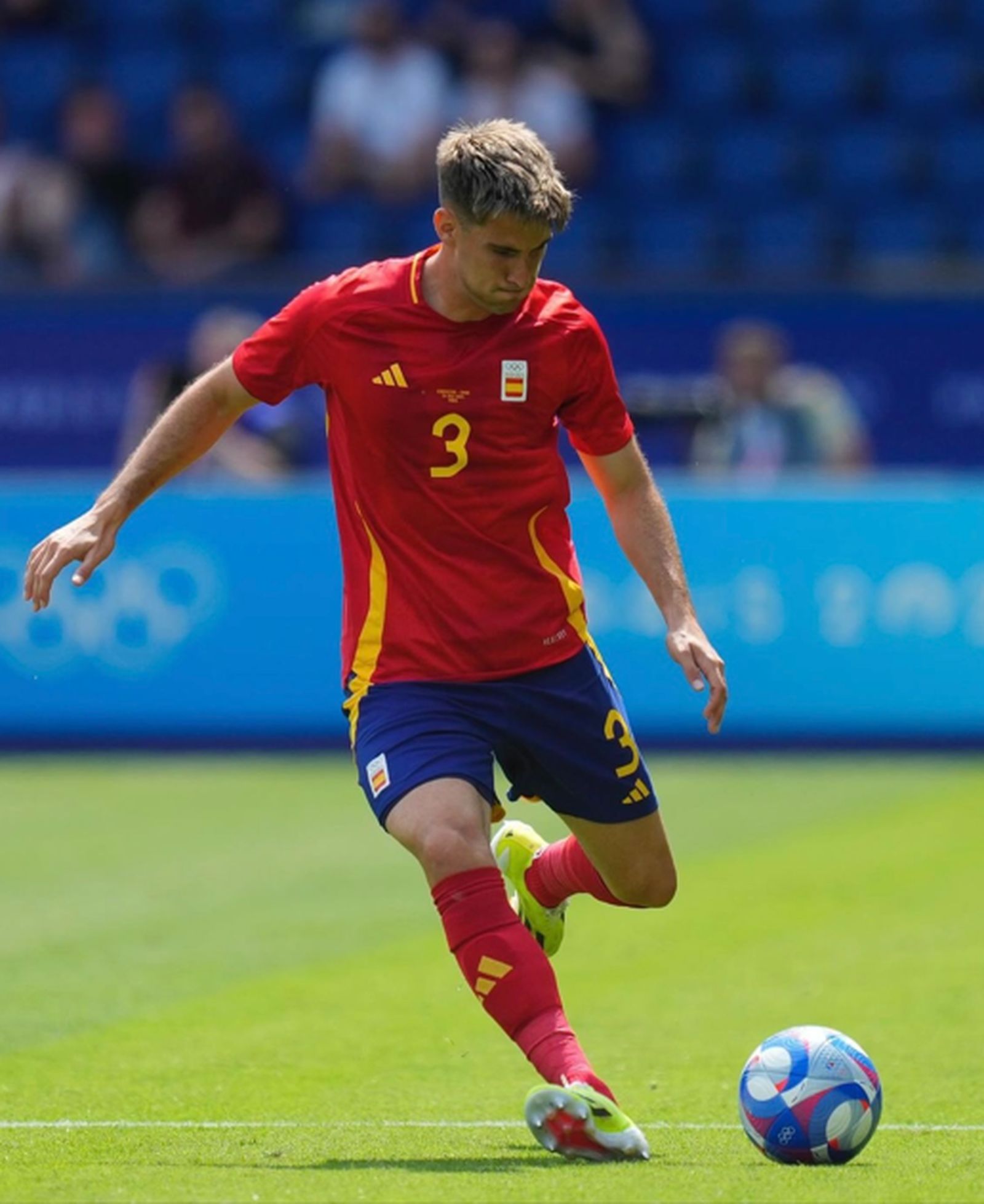Juan Miranda durante el primer partido de Japón en la fase de grupos.
