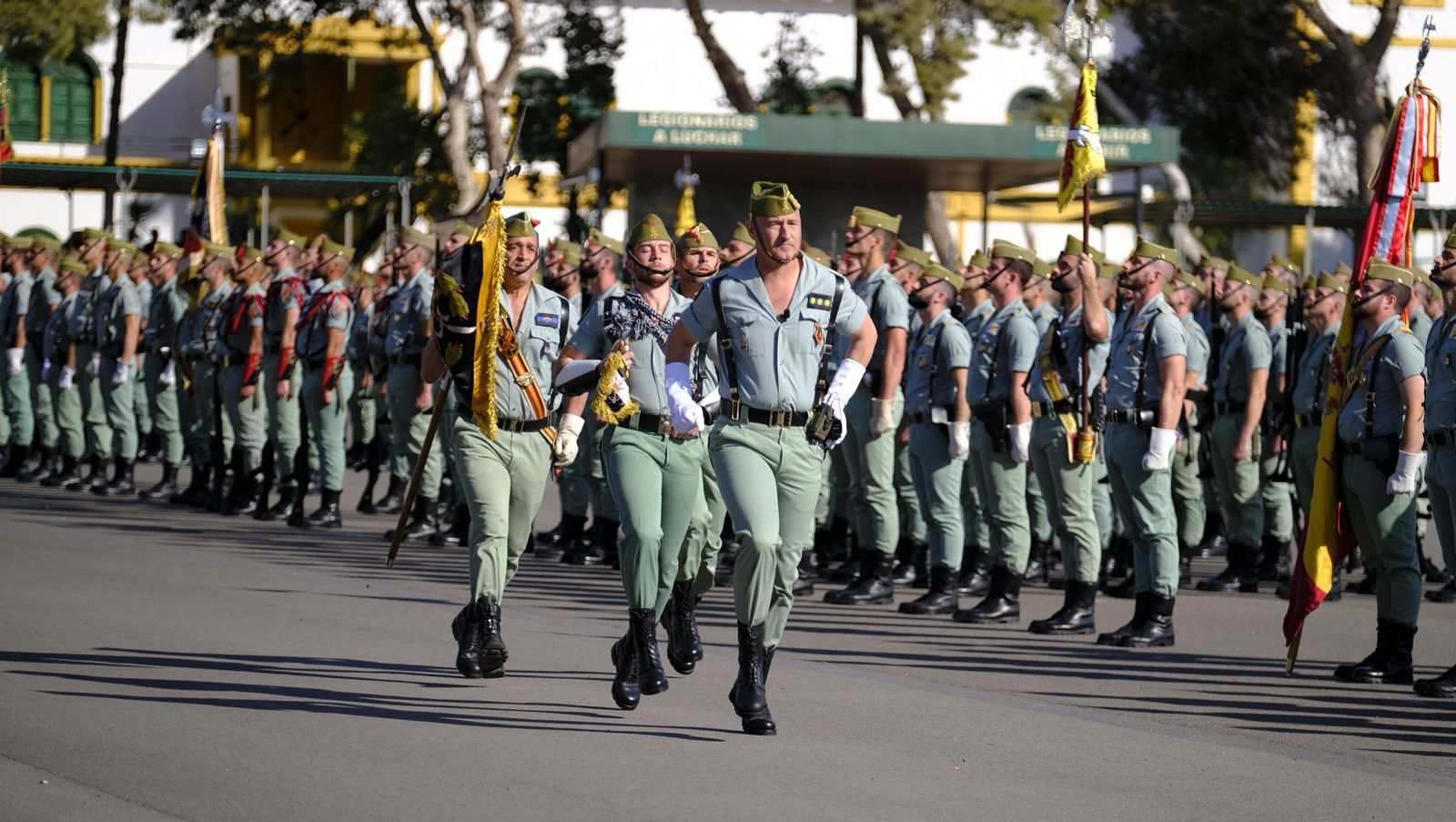 Conmemoración del Combate de Edchera en la Base Álvarez de Sotomayor de La Legión, en imágenes
