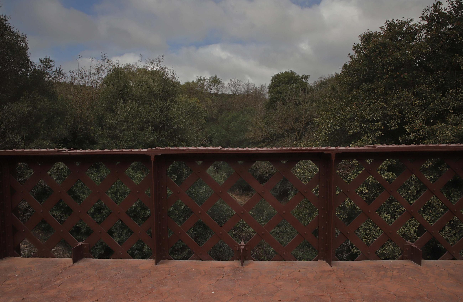 Fotos de la visita del Puente de Hierro del río Palmones tras la finalización de las obras de rehabilitación realizadas por la Junta de Andalucía en Los Barrios