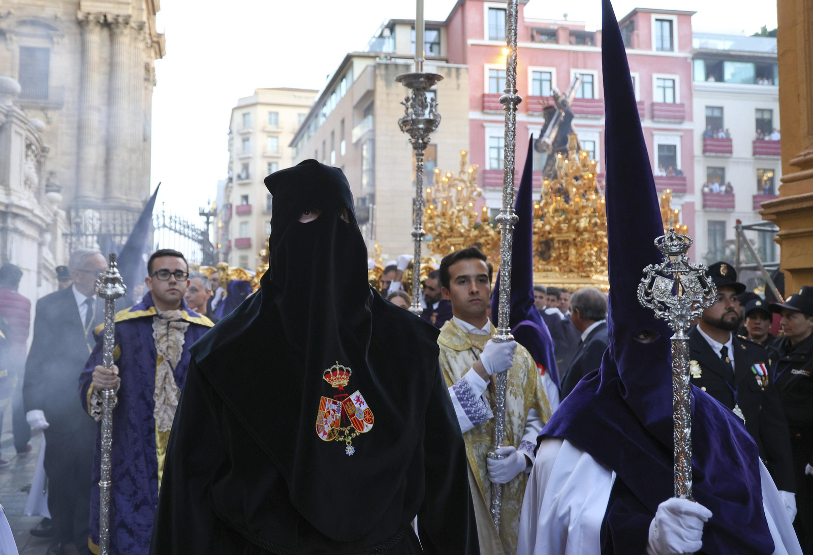 El Rico, en su procesión del Miércoles Santo en Málaga El Rico, en su procesión del Miércoles Santo en Málaga