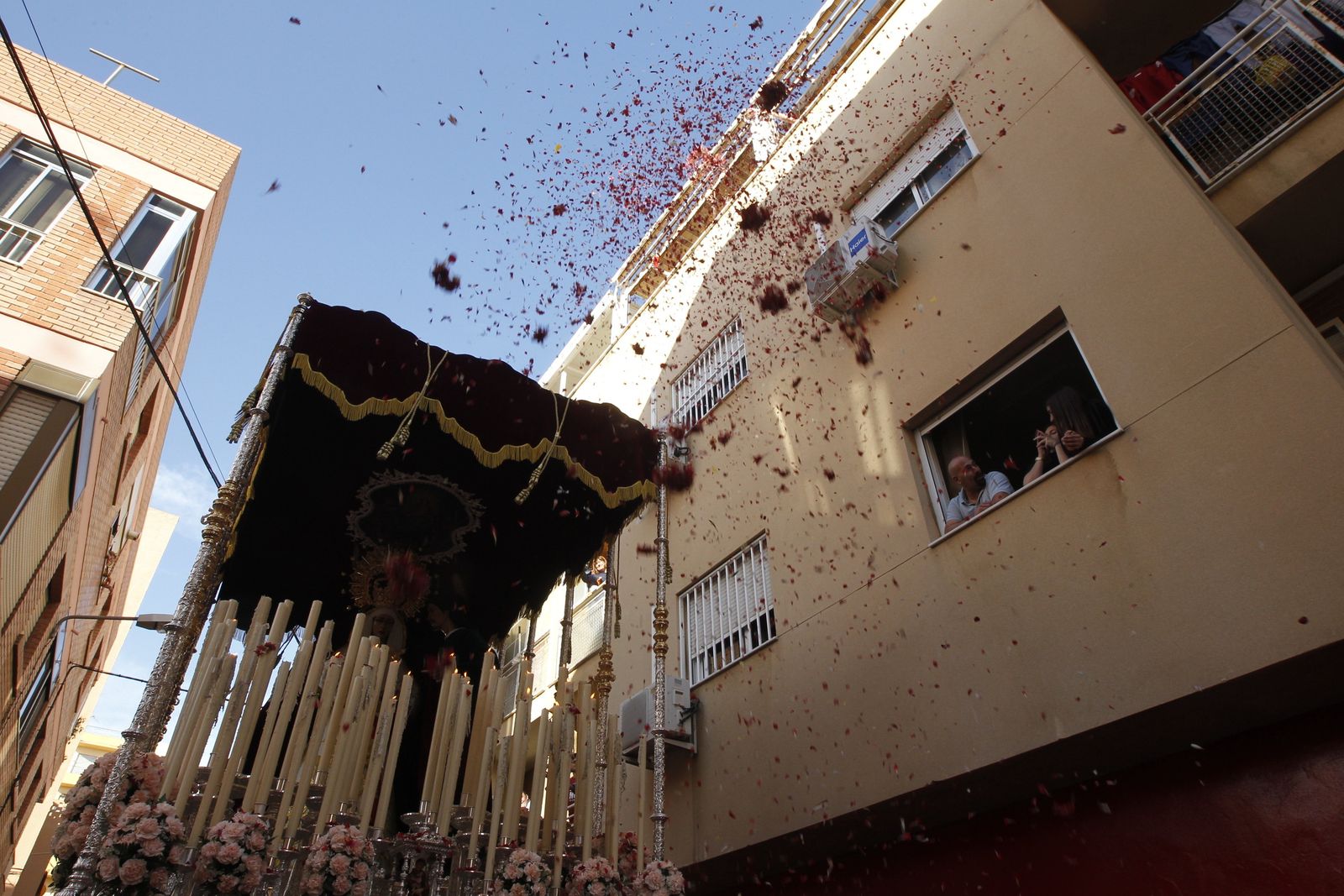 Imágenes de la Procesión de Coronación. Barrio de Los Molinos. Semana Santa Almería 2019