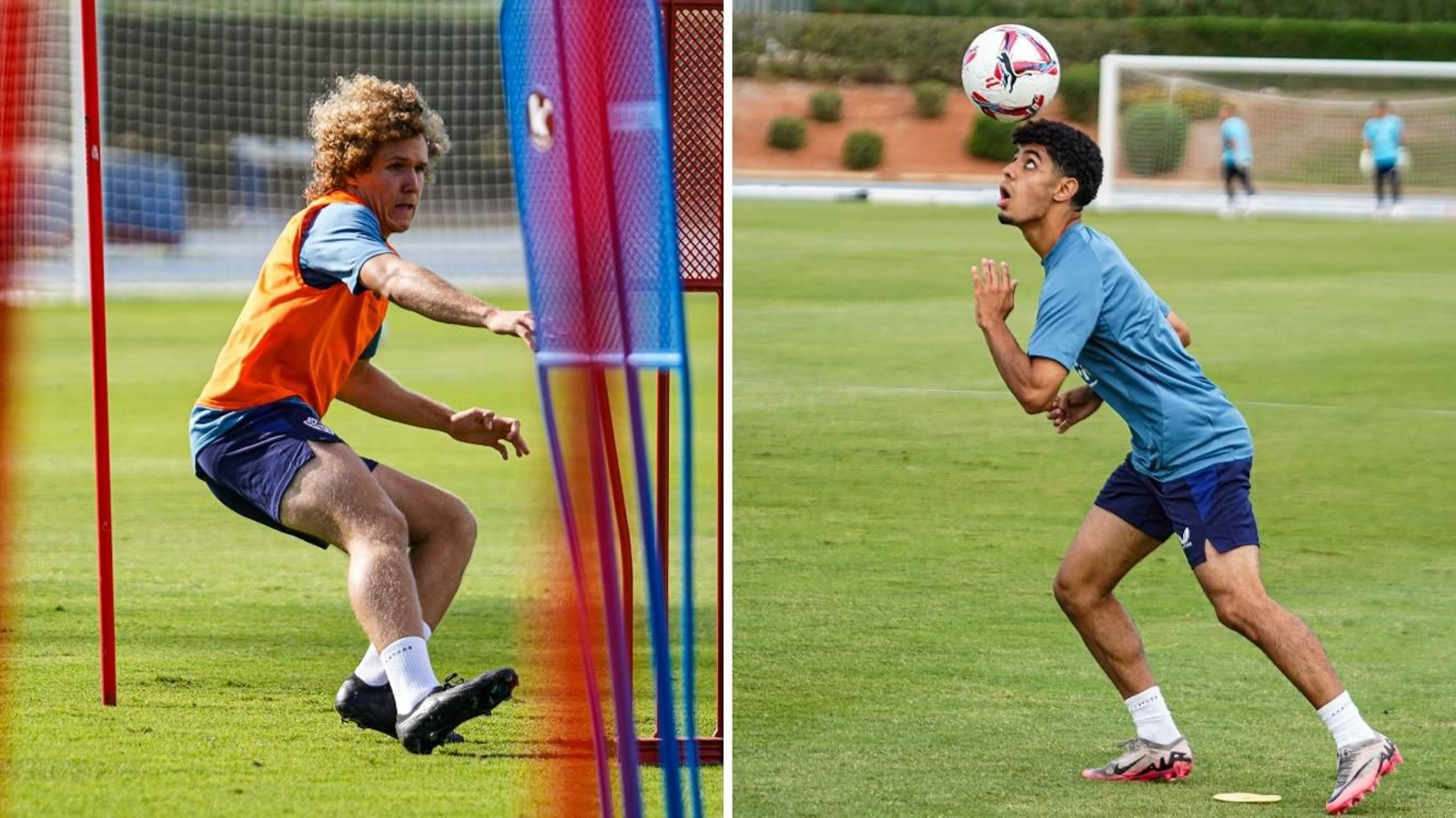 Nacho Vila y Safi, dos nuevas caras para el equipo rojiblanco.