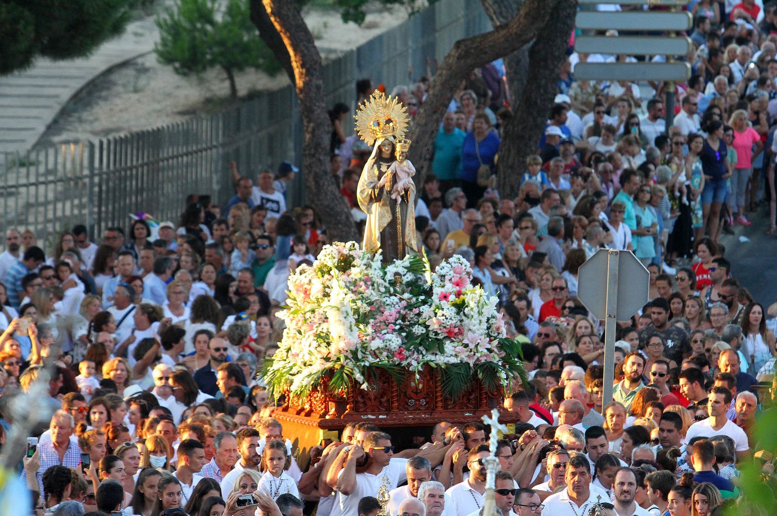 Procesión de la Virgen del Carmen en Punta Umbría