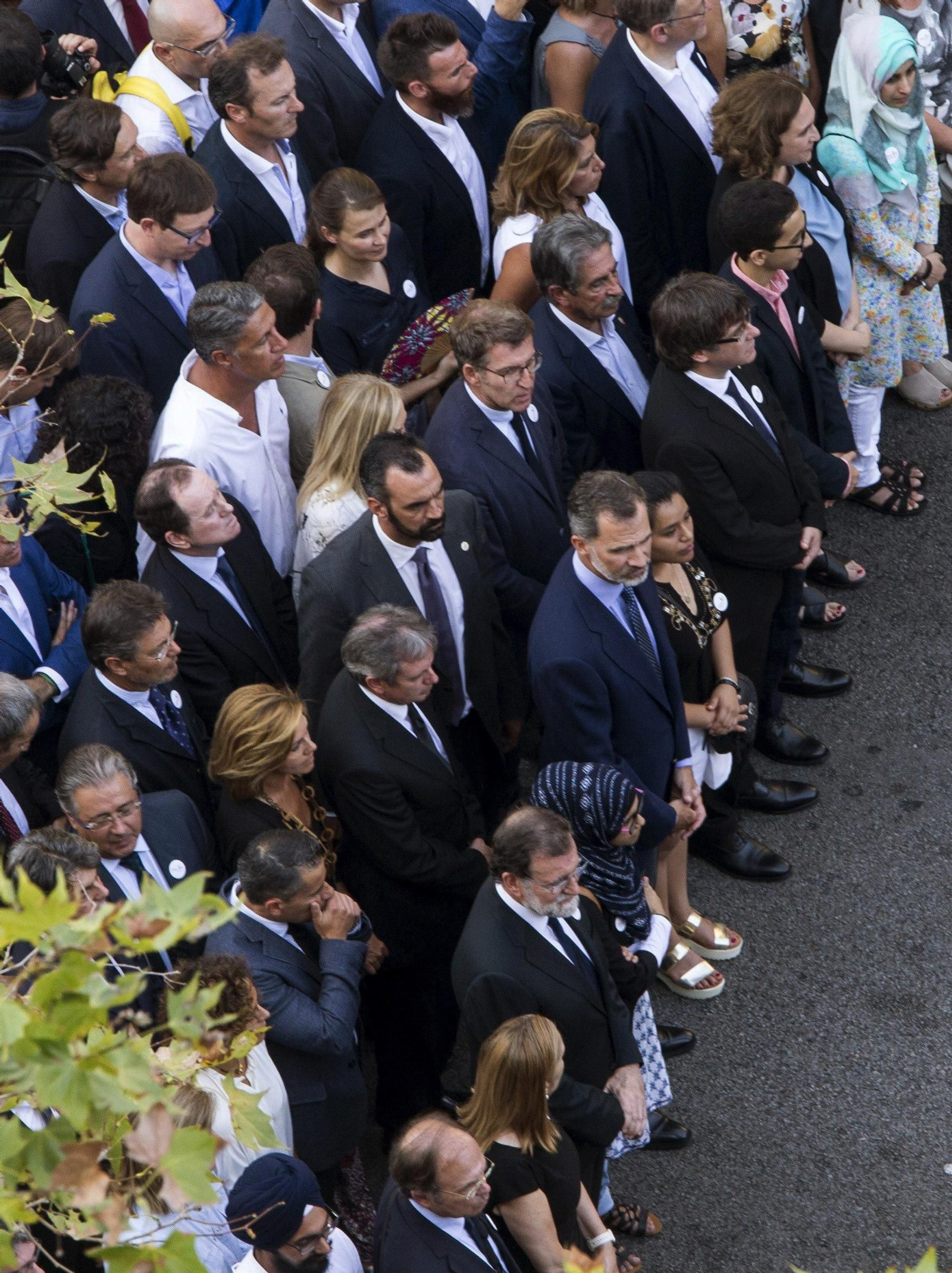 imágenes de la manifestación en Barcelona
