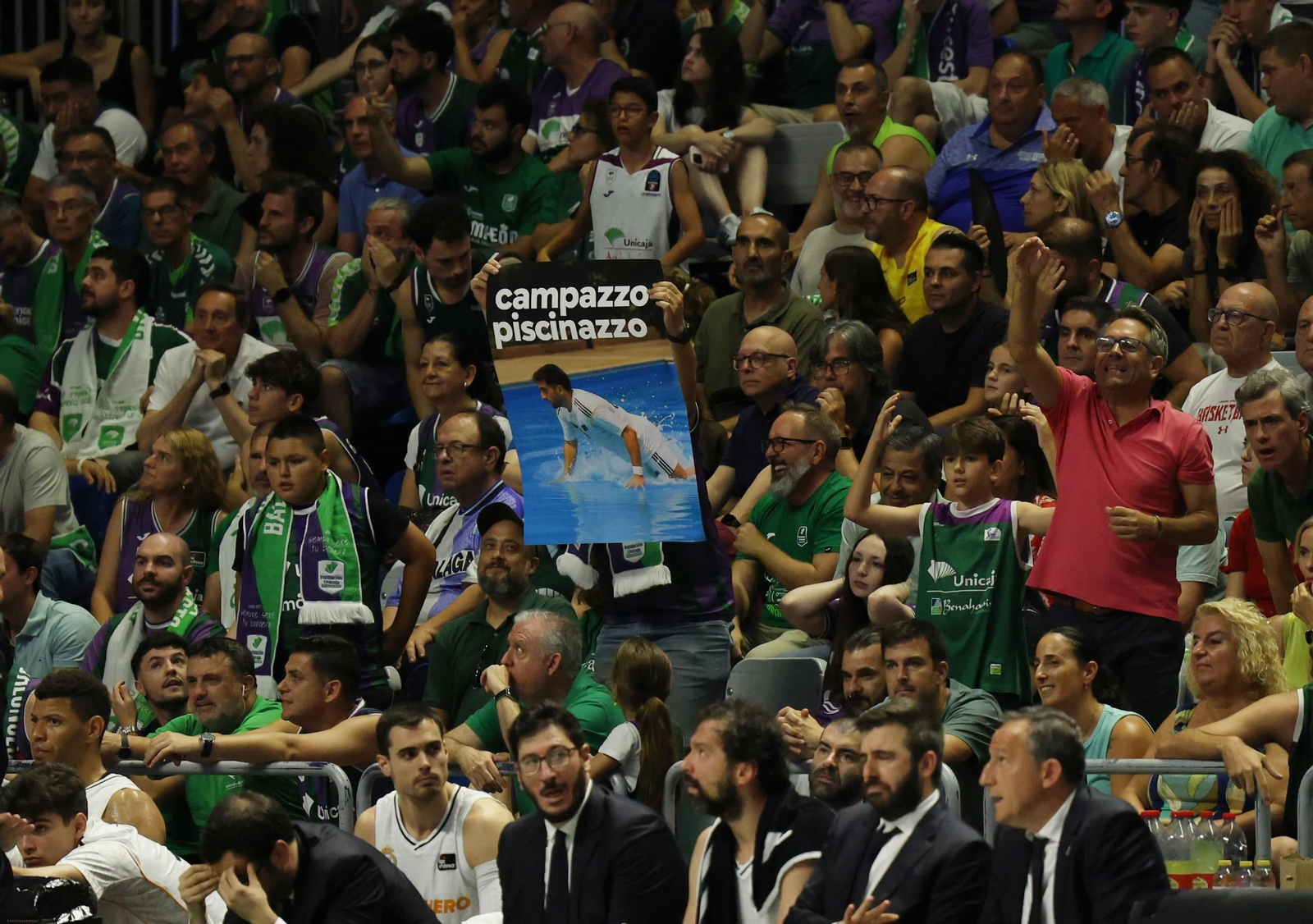 El Unicaja-Real Madrid, en fotos
