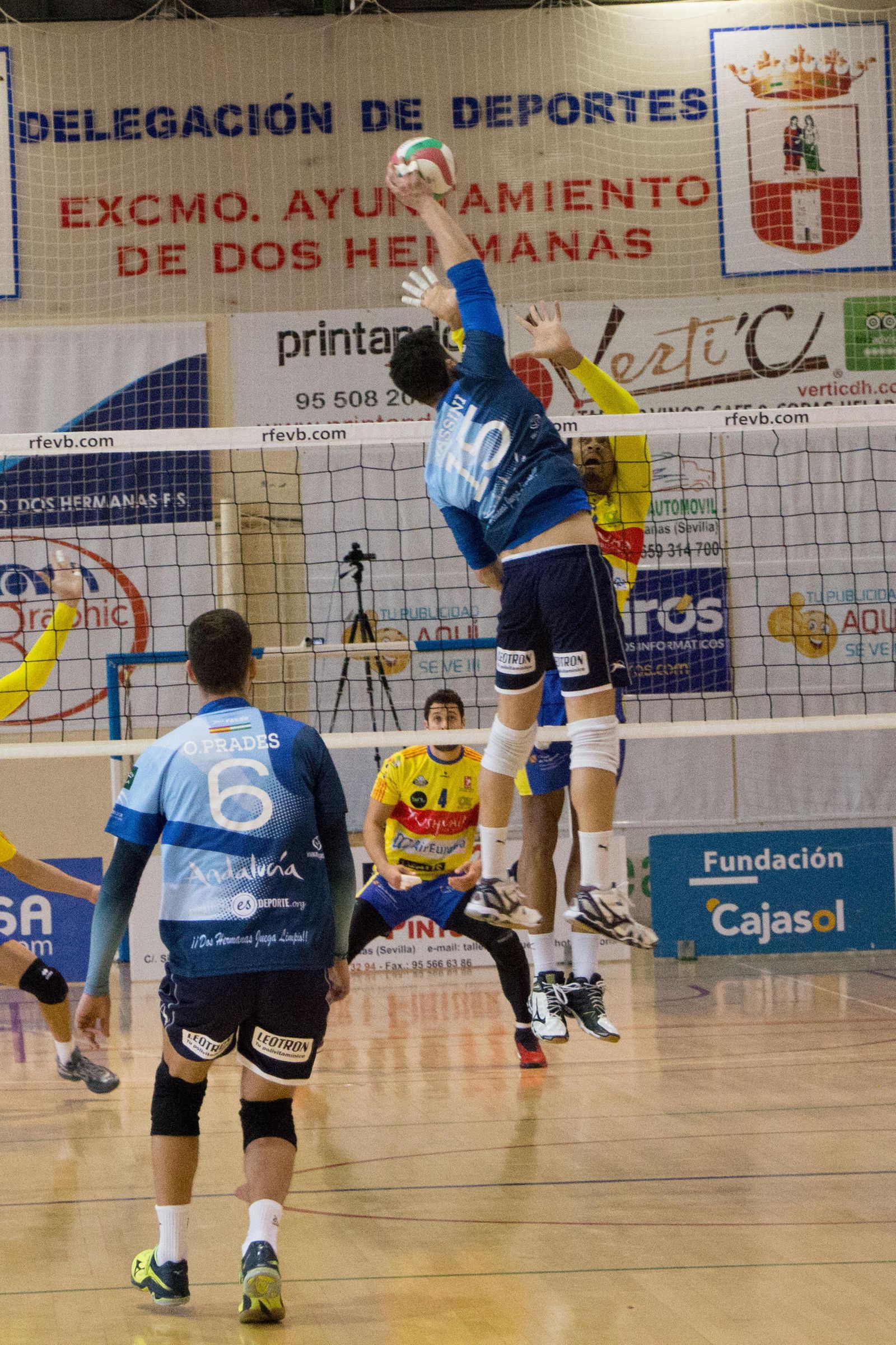 Nassini remata en un lance del encuentro en Los Montecillos.