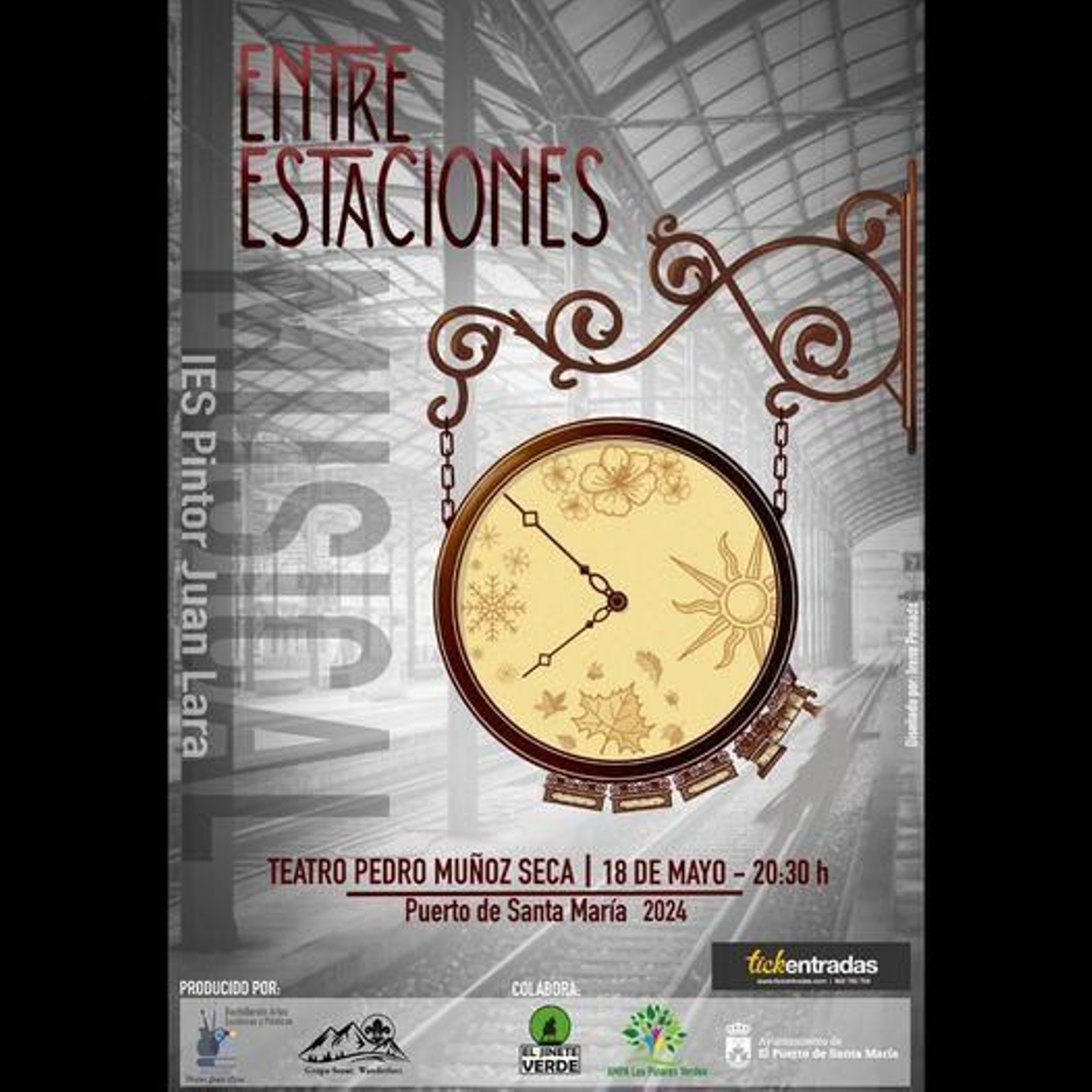Cartel del musical, obra de la estudiante Irene Peinado. Cartel del musical, obra de la estudiante Irene Peinado.