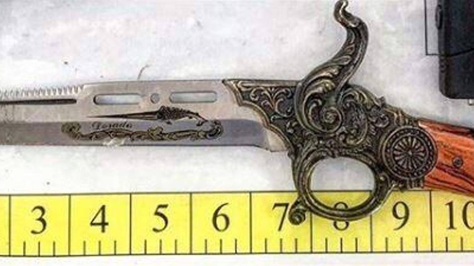 El arma homicida era muy parecida a este cuchillo.