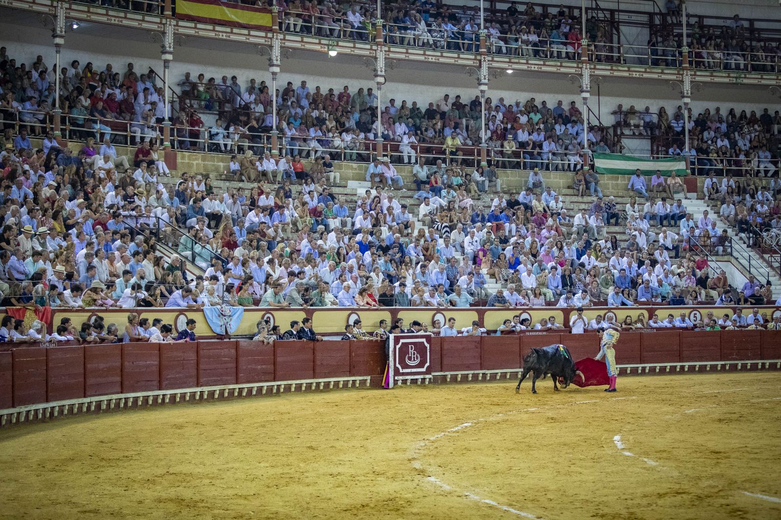 Daniel Crespo, Manzanares y Juan Ortega, en la plaza de toros de El Puerto