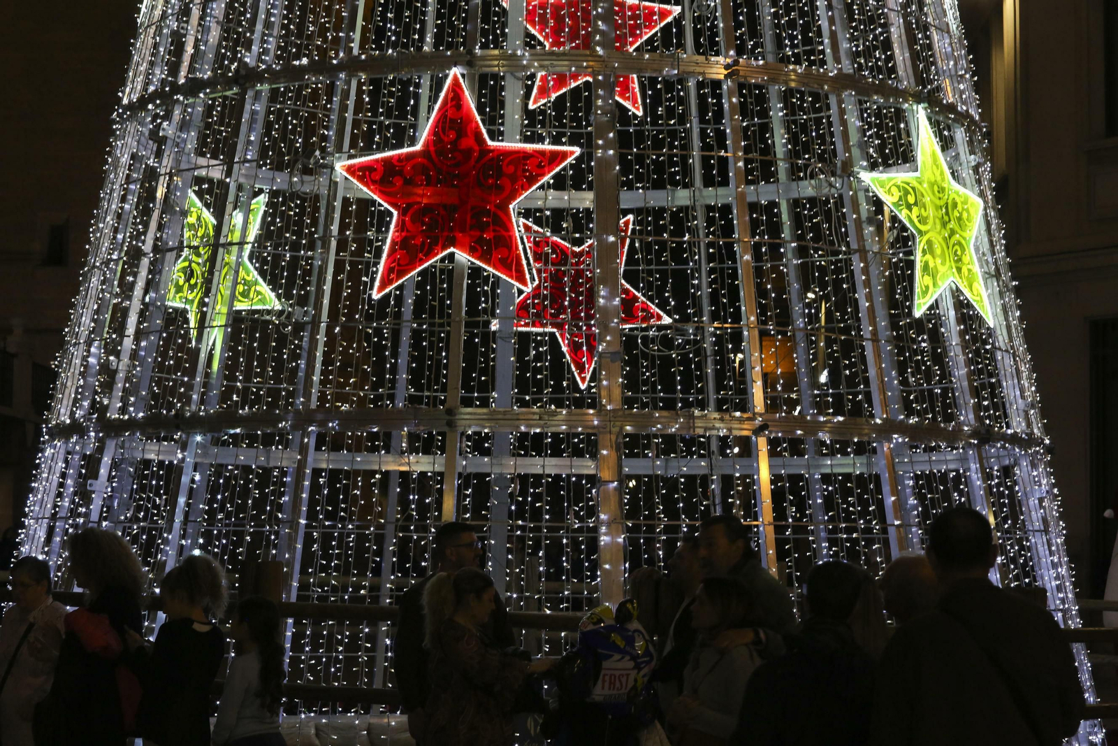 Las fotos de las luces de Navidad en Málaga Las fotos de las luces de Navidad en Málaga