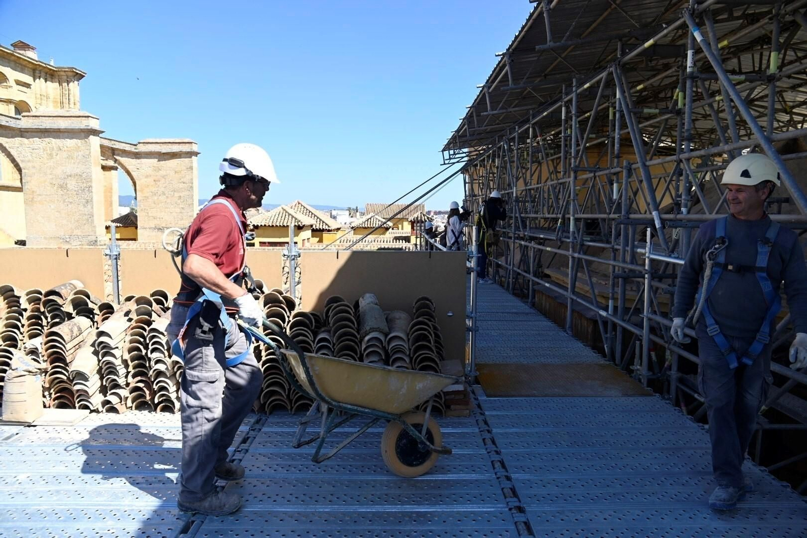 Las obras en la Maqsura de la Mezquita-Catedral, en imágenes