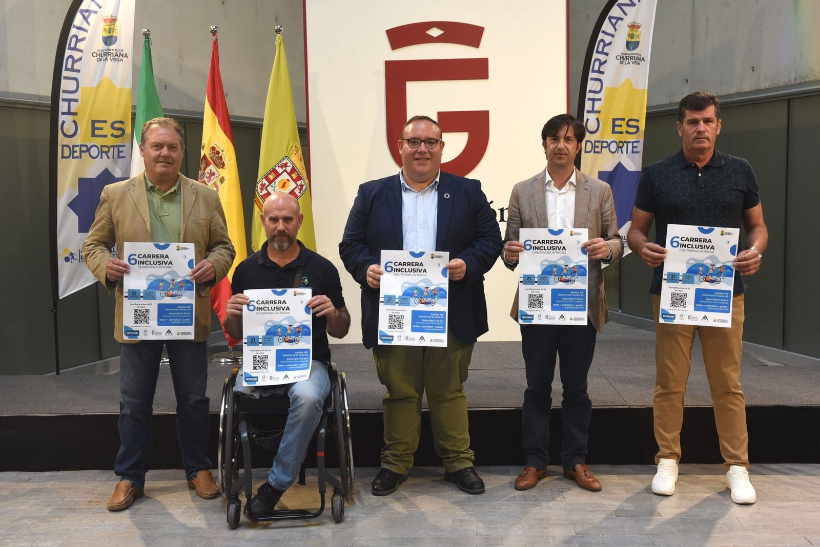 Momento de la presentación de la prueba.