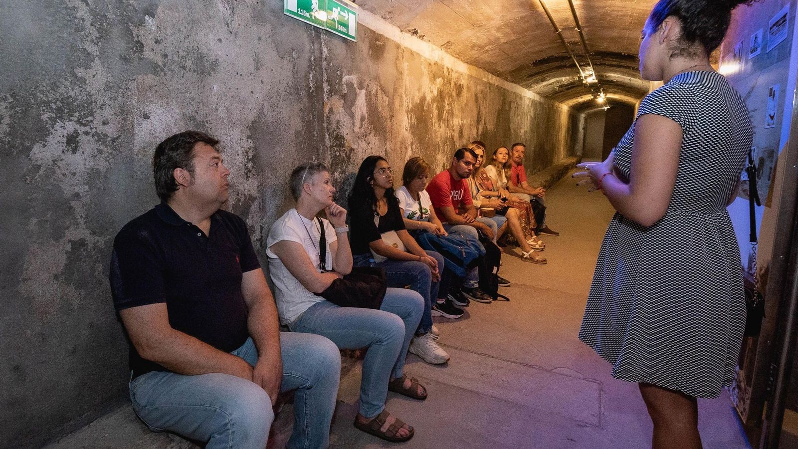 Visita guiada a los refugios de la Guerra Civil de Almería.