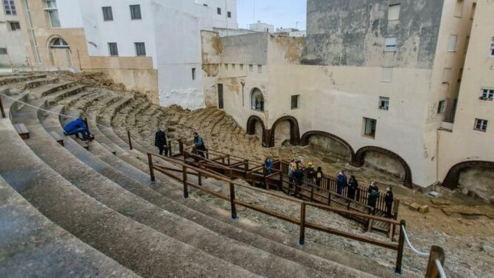 El Teatro Romano era uno de los espacios destinados a la diversión