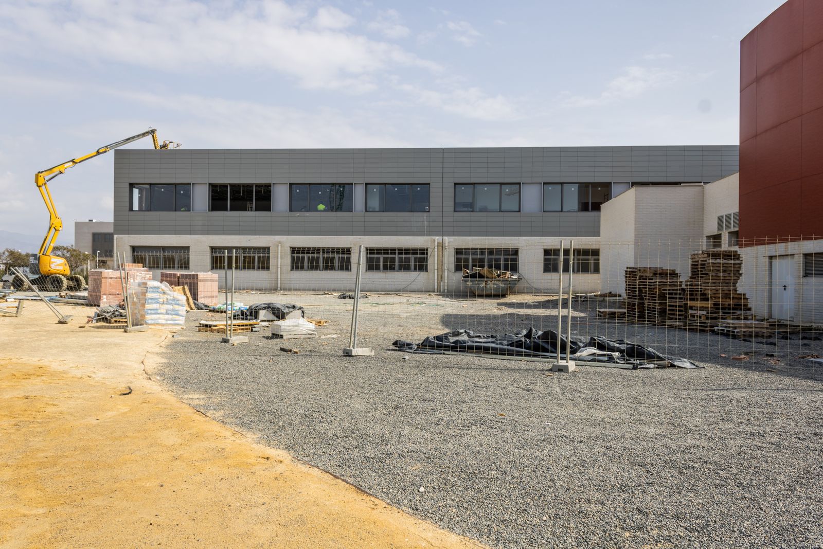 Obras en el campus de la Universidad de Almería