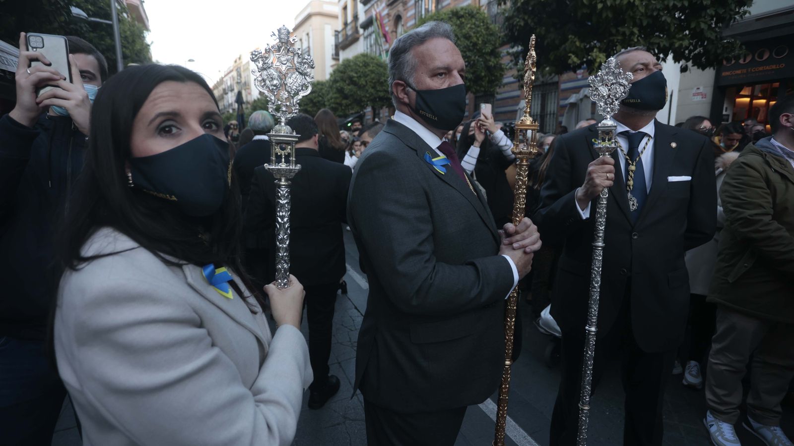 Las imágenes del Vía Crucis de la Hermandad de la Estrella