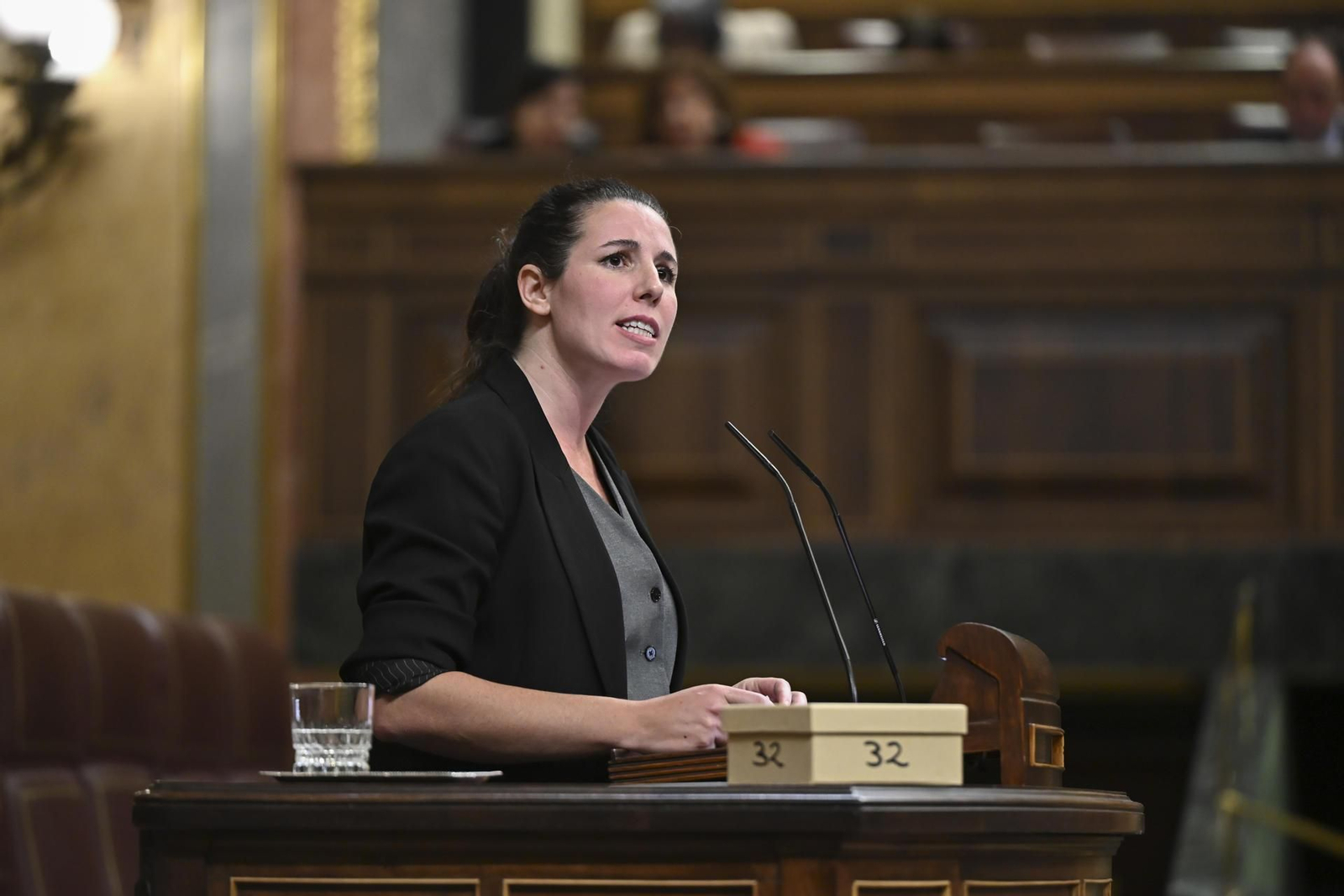 La diputada de Vox Rocío de Meer Méndez en el Congreso de los Diputados.º