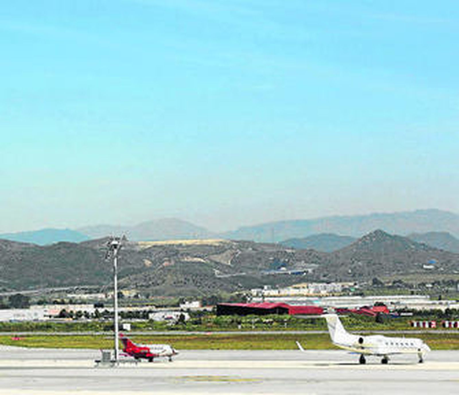 Segunda pista del aeropuerto Málaga-Costa del Sol.
