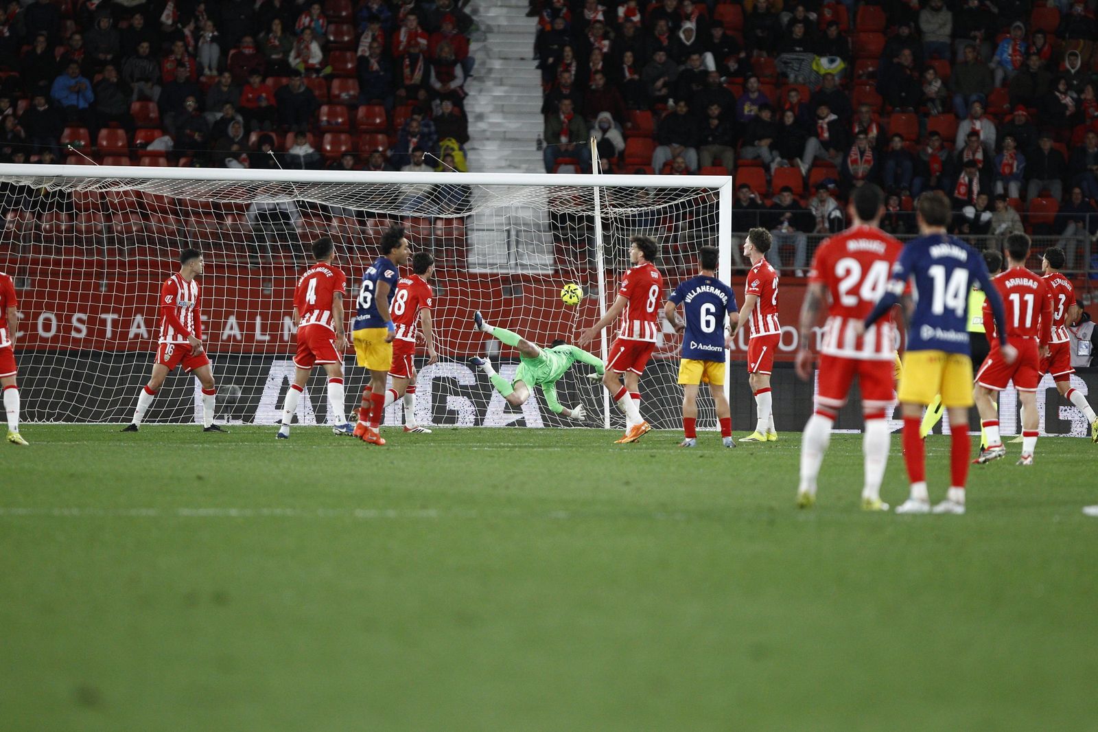 Las imágenes del partido U.D. Almería - F.C. Andorra